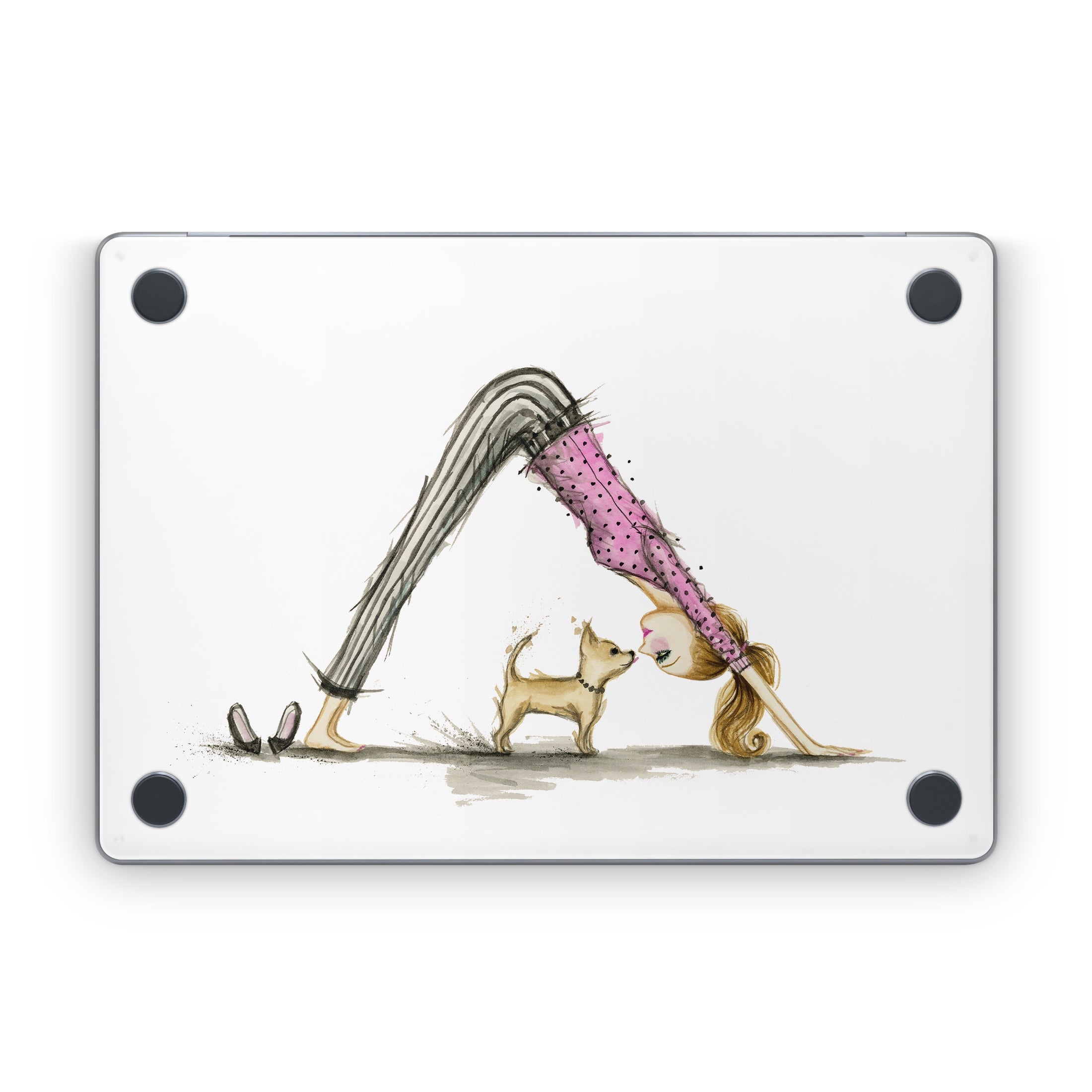 Downward Dog - Apple MacBook Skin