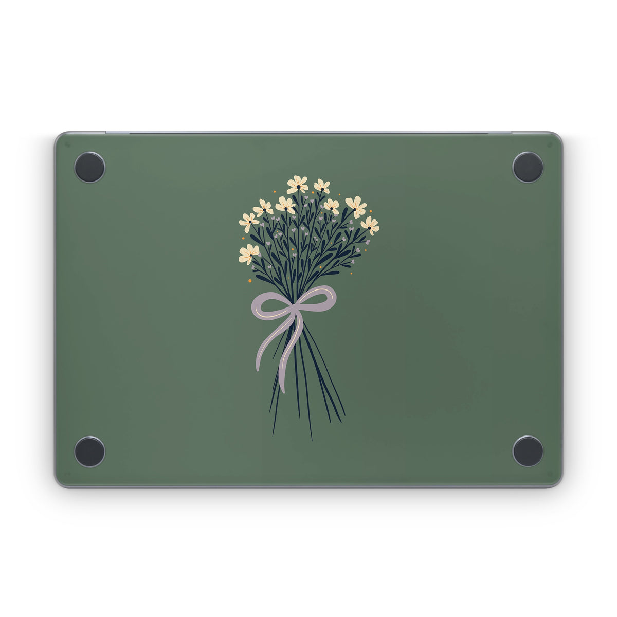 Floral Bouquet Bow - Apple MacBook Skin