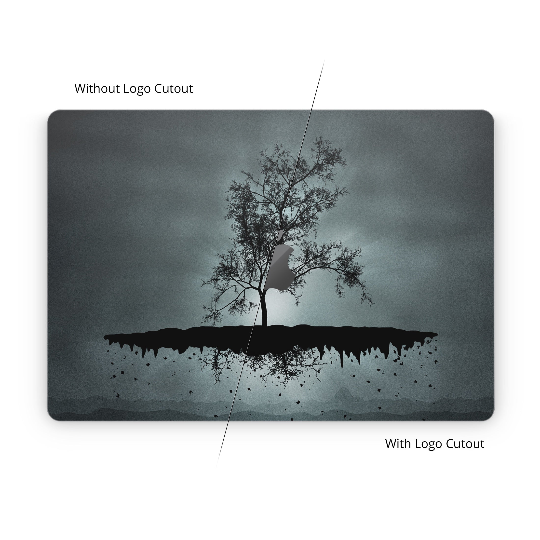 Flying Tree Black - Apple MacBook Skin