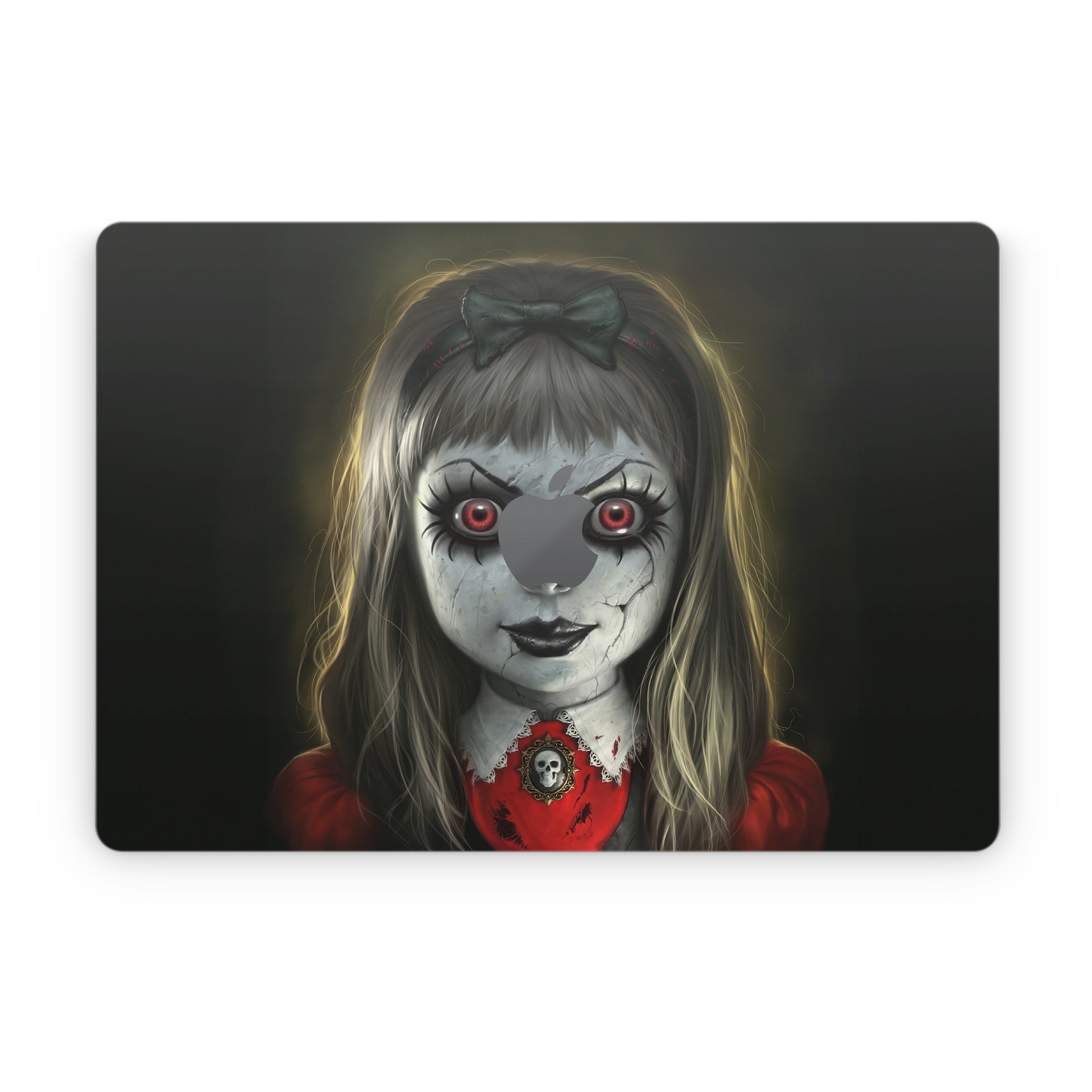 Haunted Doll - Apple MacBook Skin