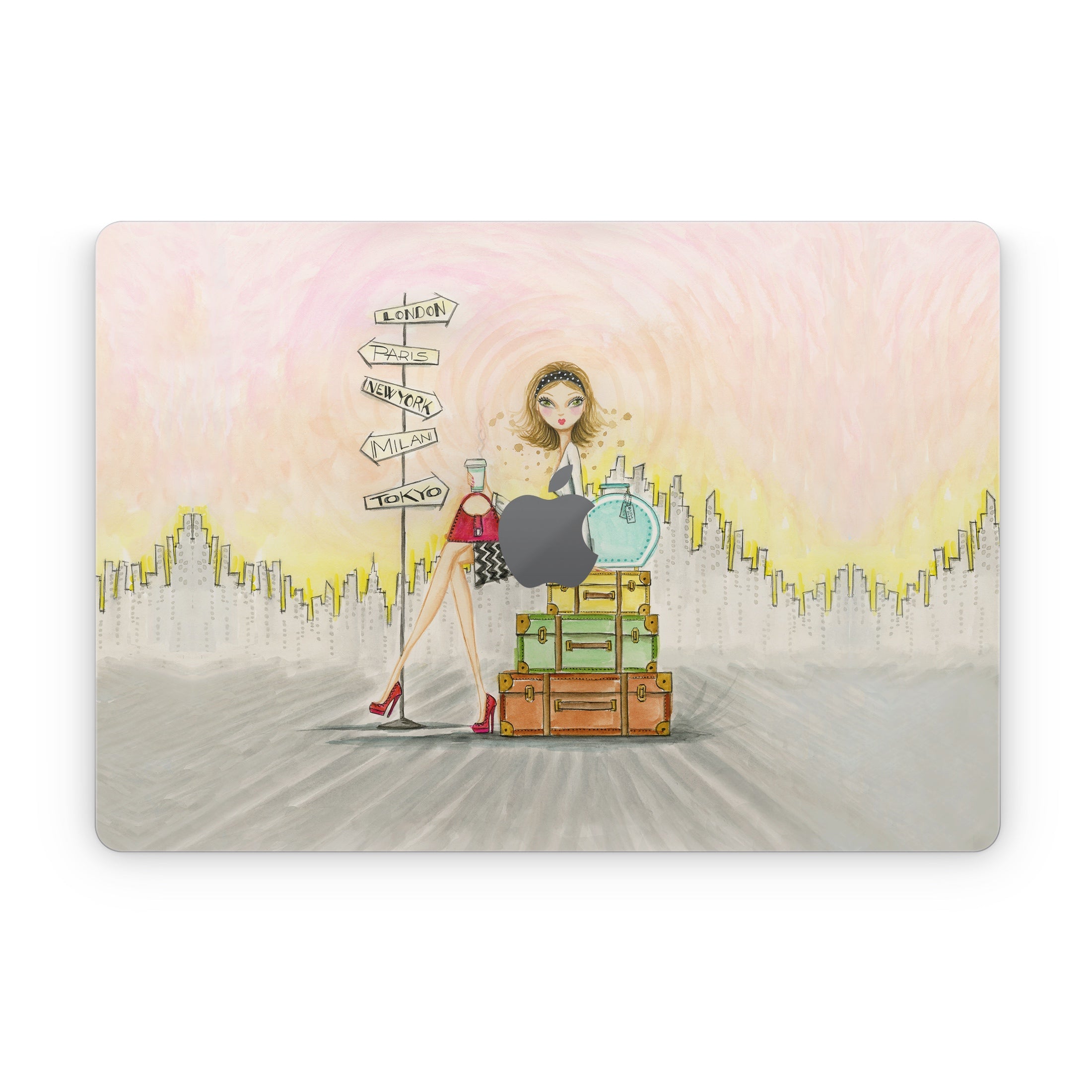 The Jet Setter - Apple MacBook Skin