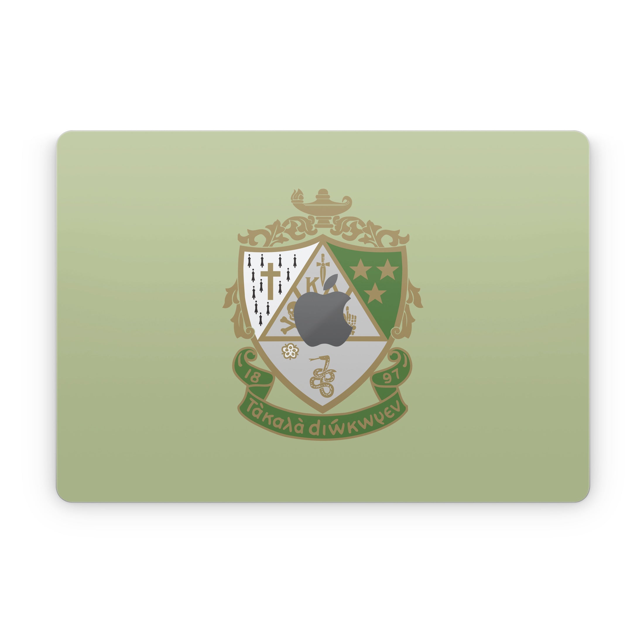 Kappa Delta Crest Light Olive - Apple MacBook Skin