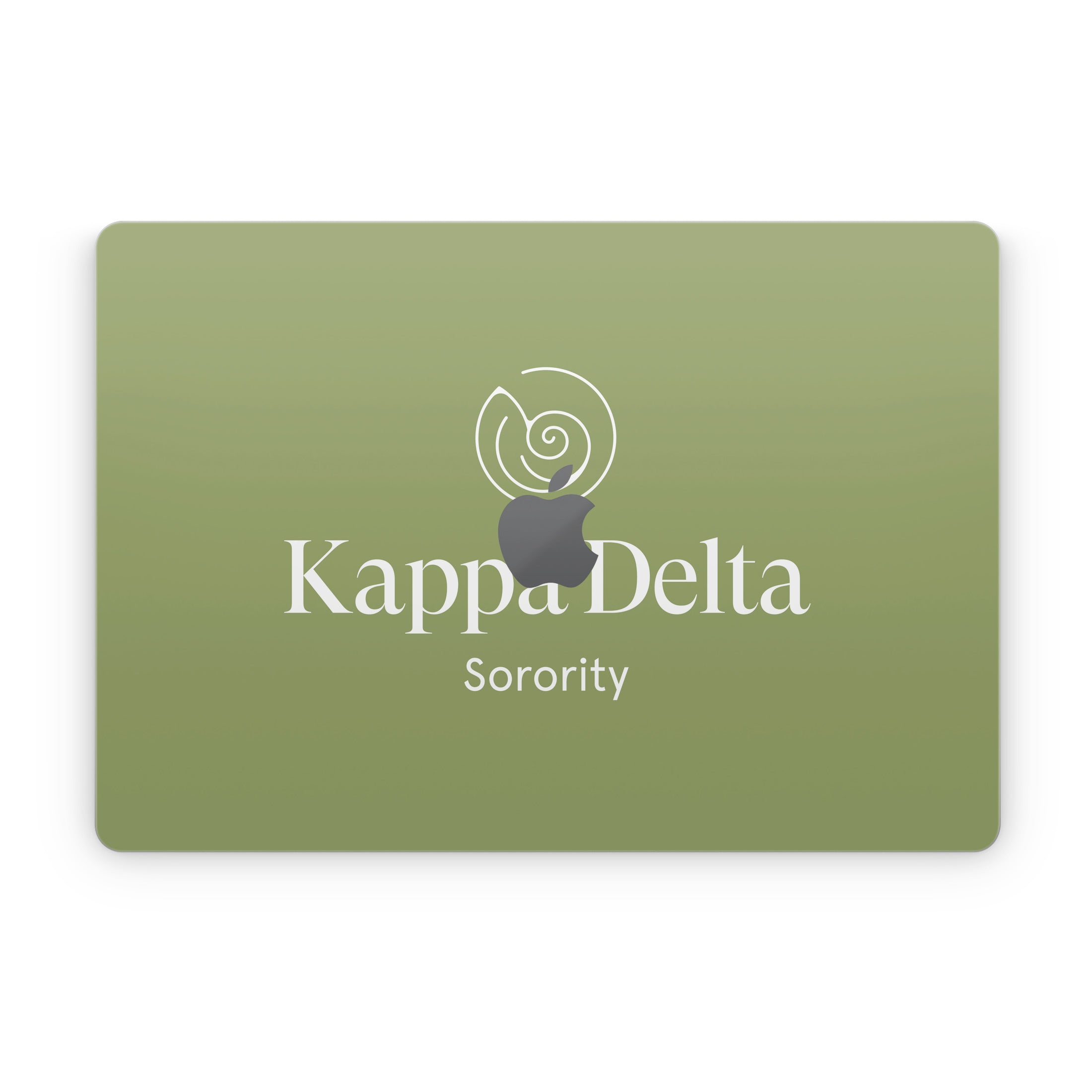 Kappa Delta Primary Logo KD Olive - Apple MacBook Skin