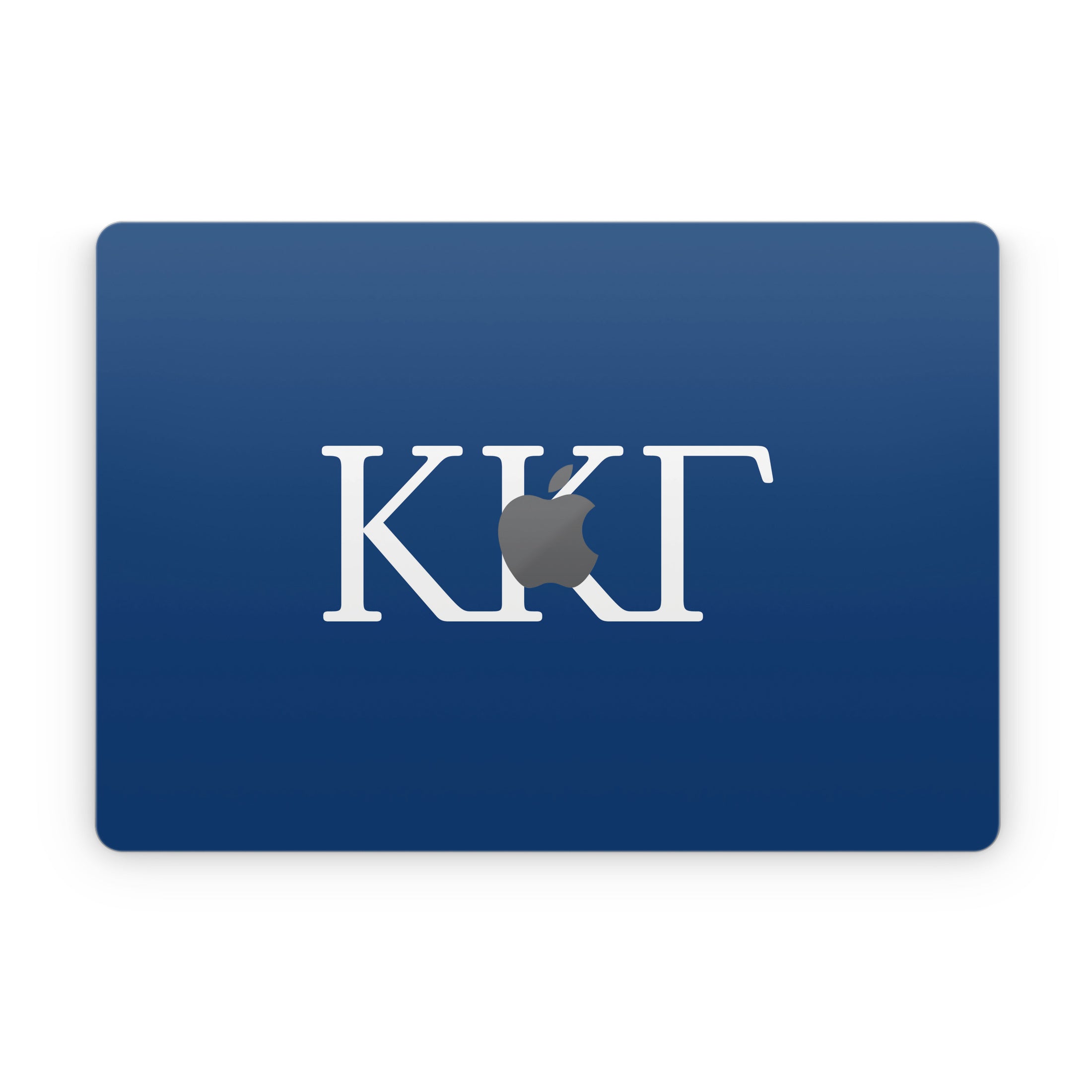 Kappa Kappa Gamma Greek Letters Kappa Blue - Apple MacBook Skin