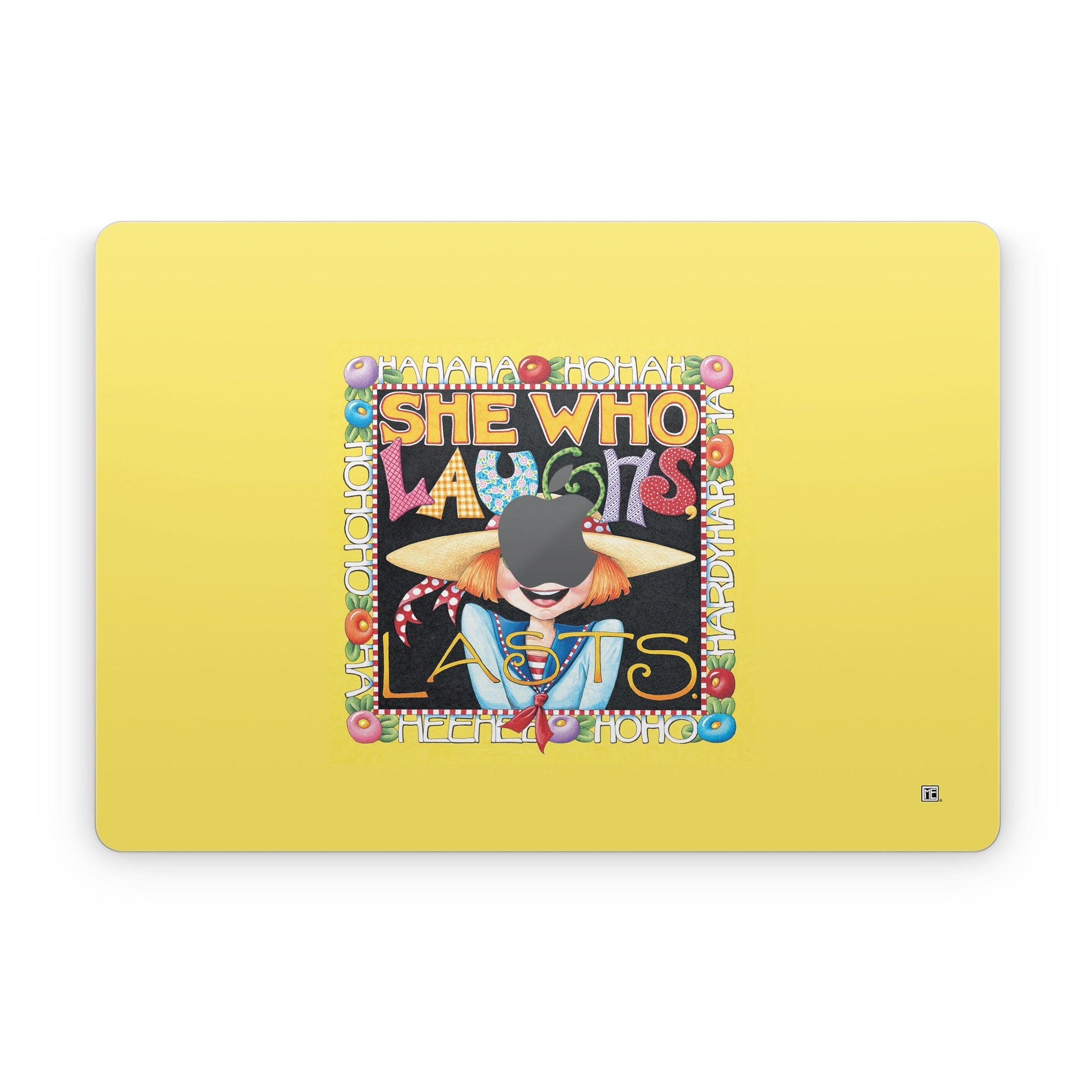 She Who Laughs - Apple MacBook Skin