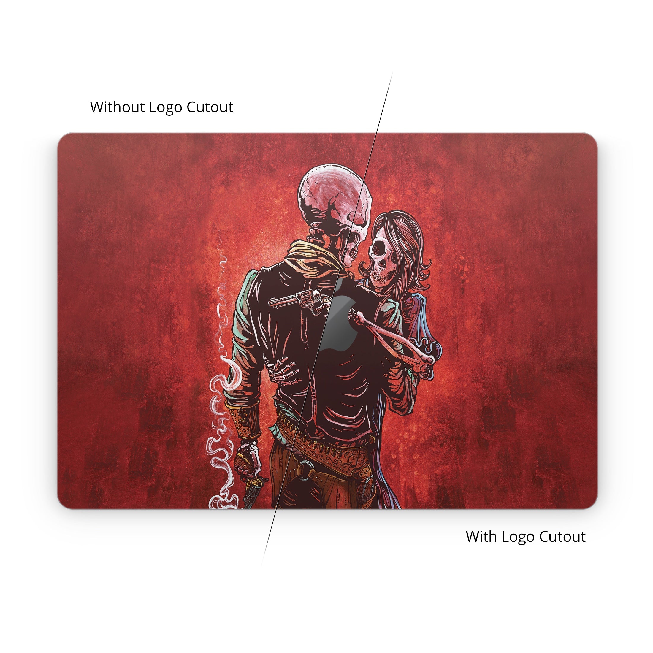 Love, Trust, and a Revolver - Apple MacBook Skin