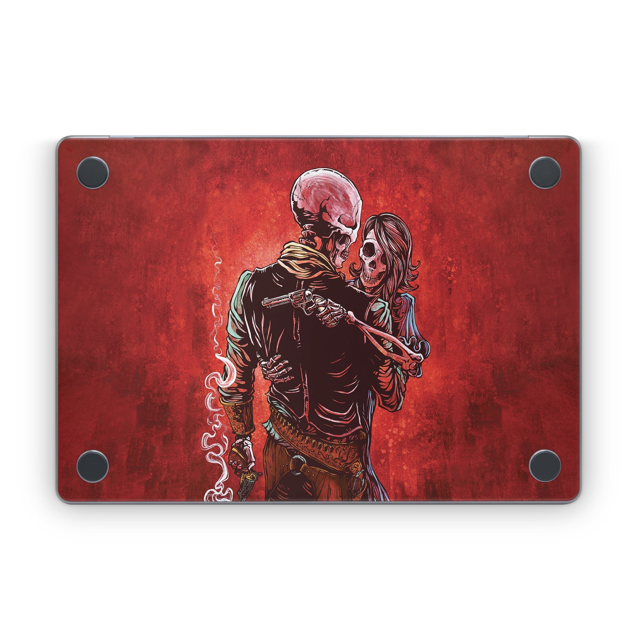 Love, Trust, and a Revolver - Apple MacBook Skin