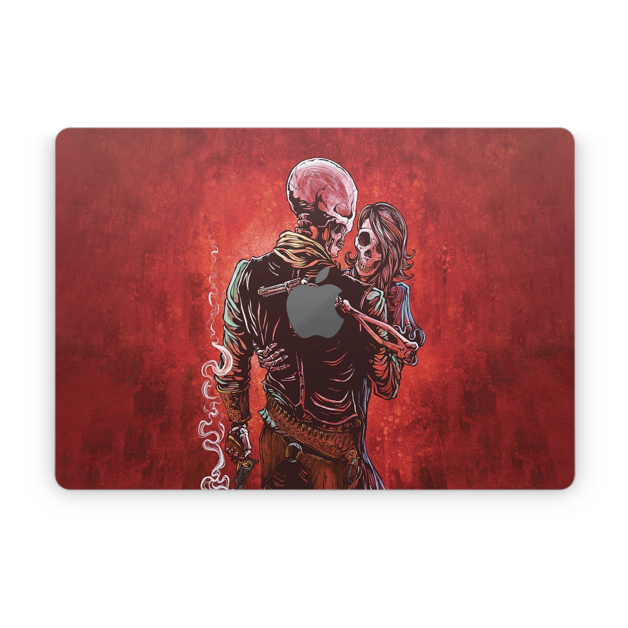 Love, Trust, and a Revolver - Apple MacBook Skin