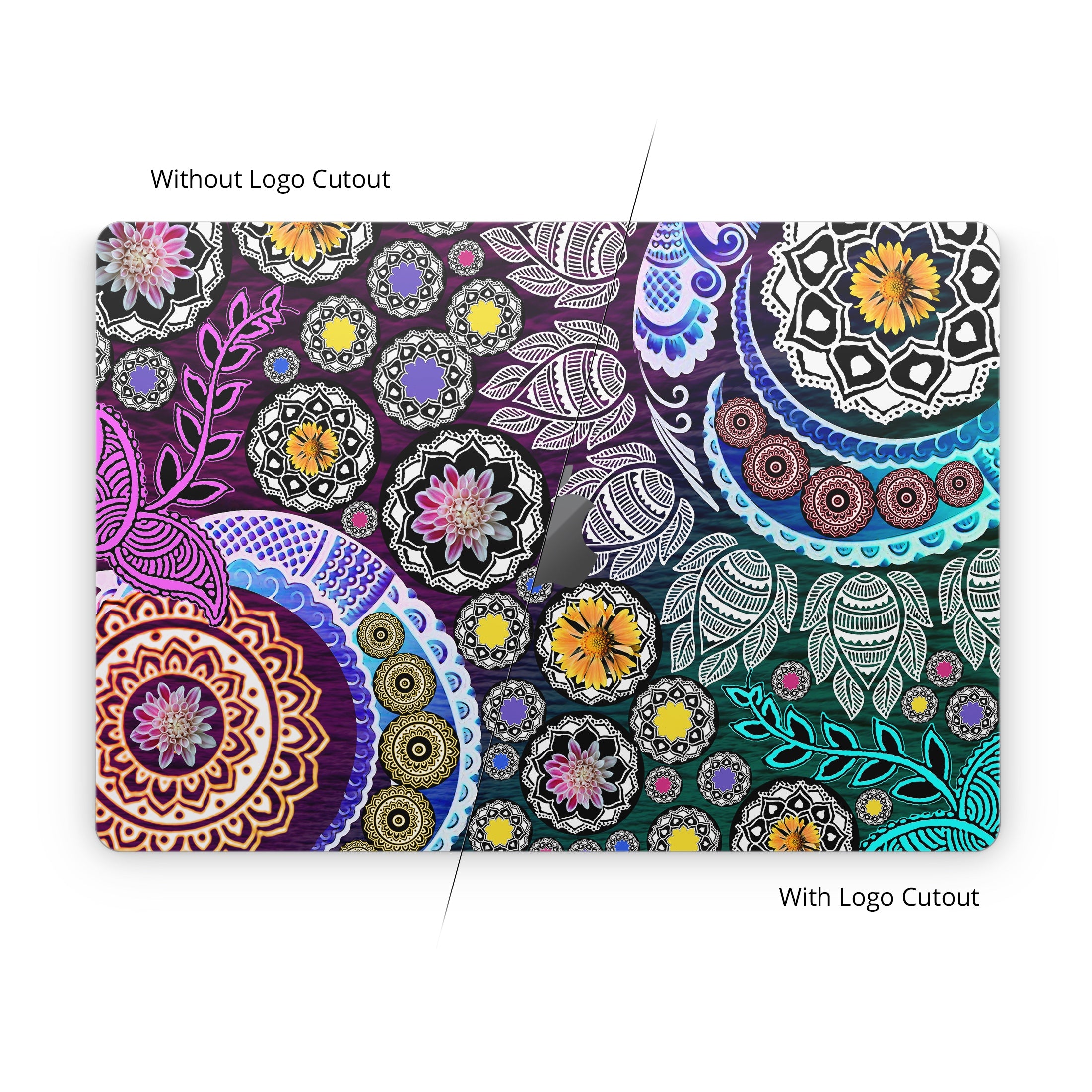 Mehndi Garden - Apple MacBook Skin