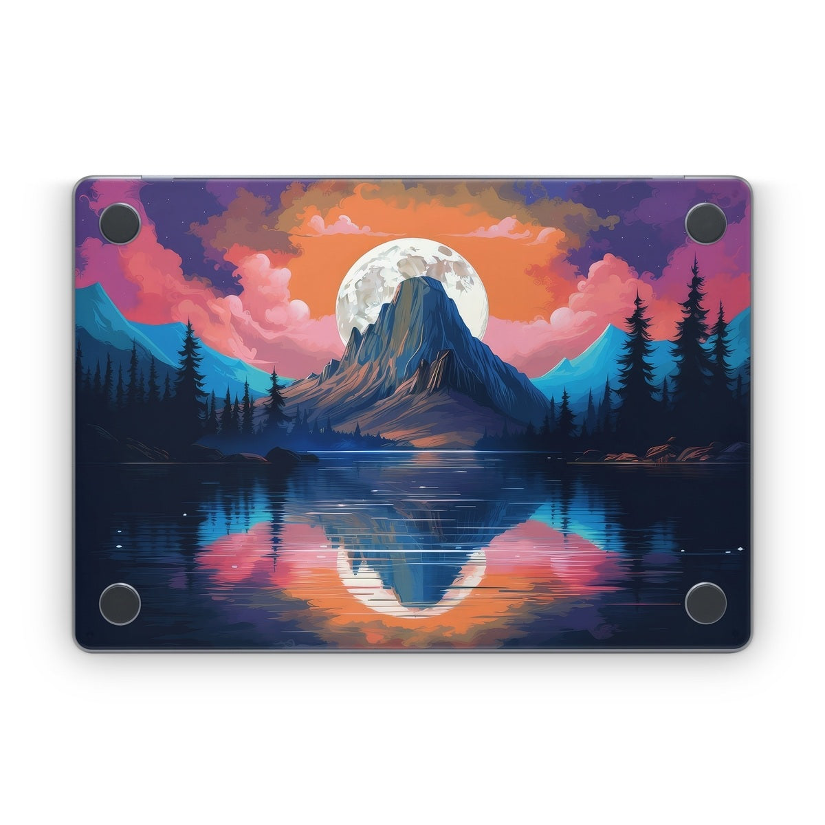 Mountain Moonrise - Apple MacBook Skin
