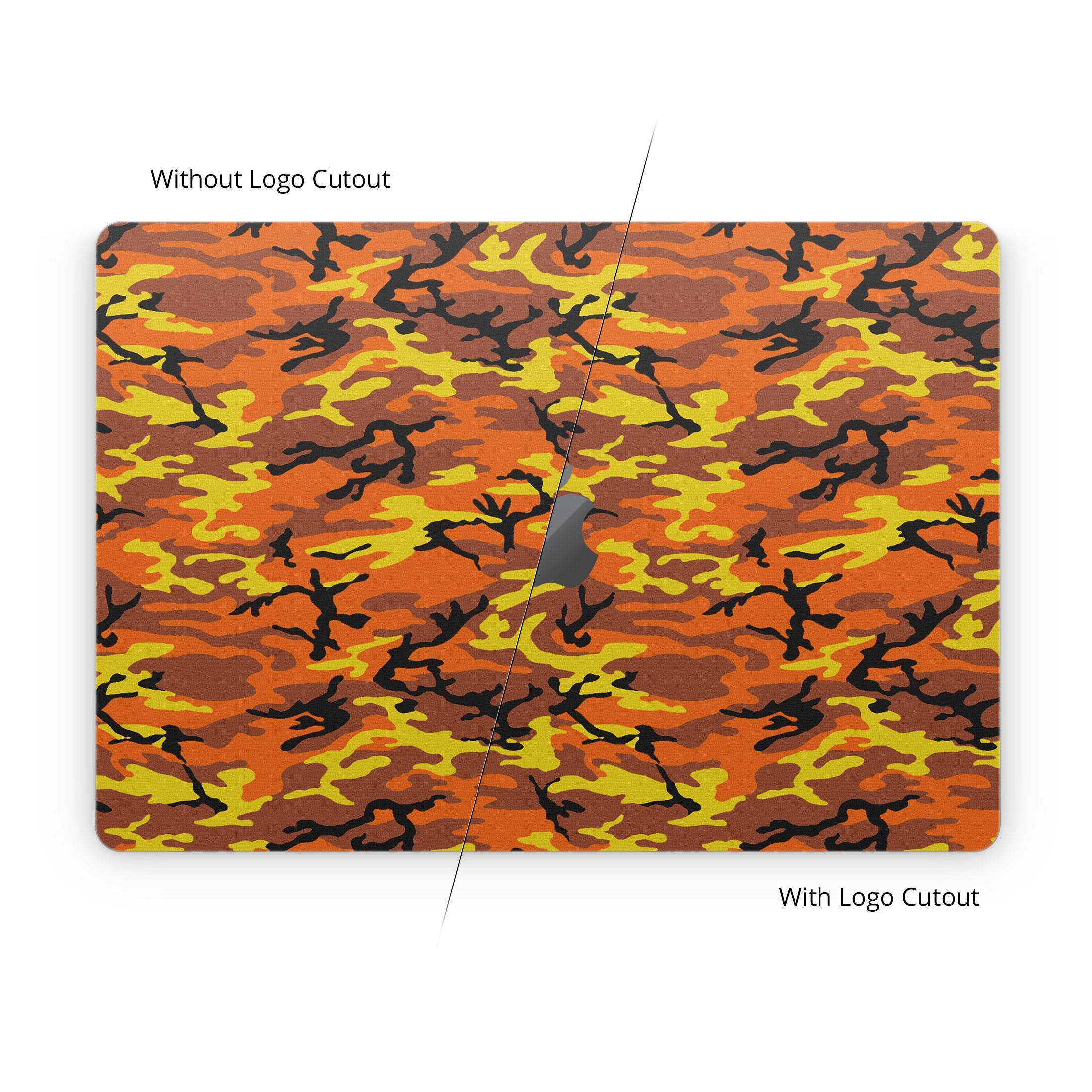 Orange Camo - Apple MacBook Skin