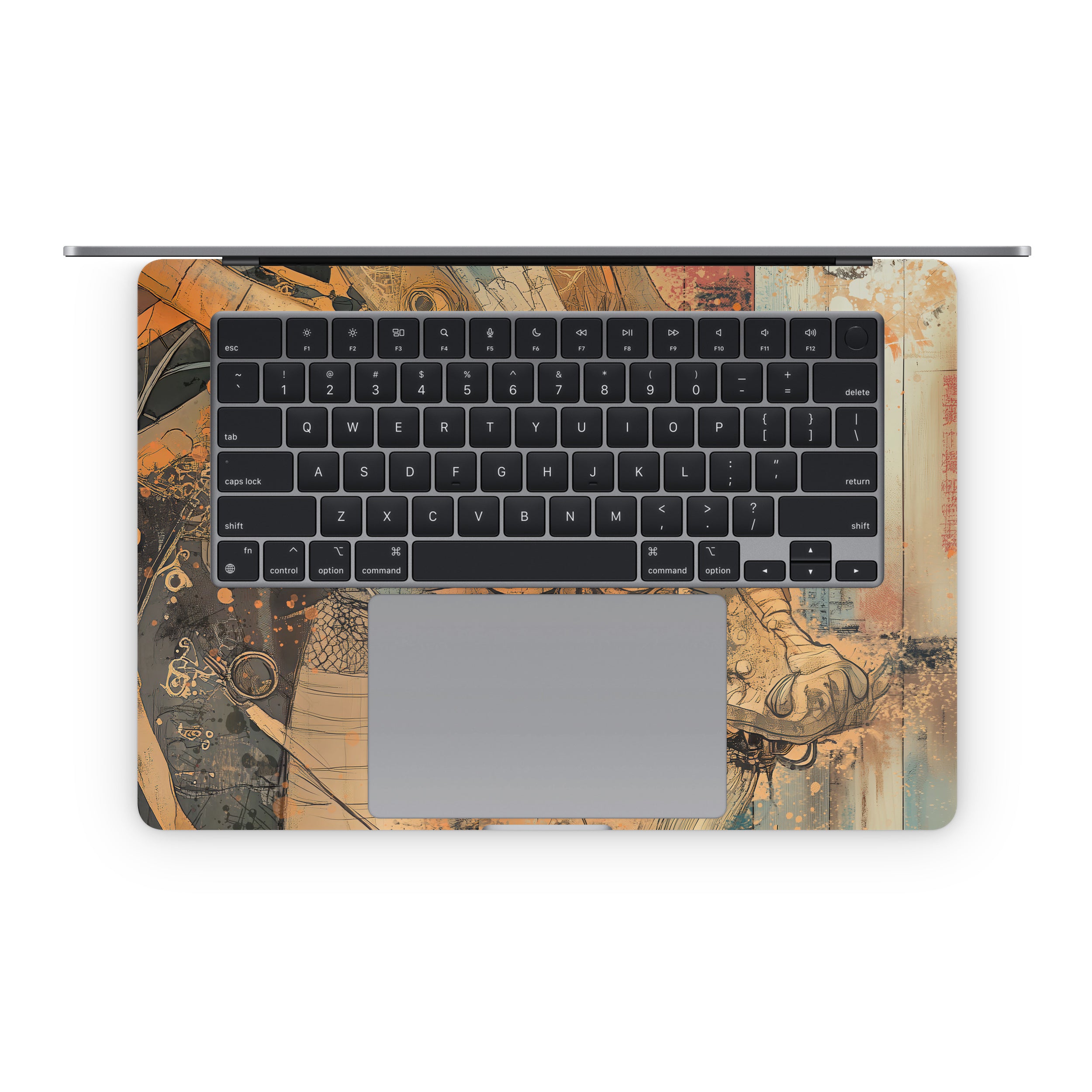 Orange Dragon - Apple MacBook Skin