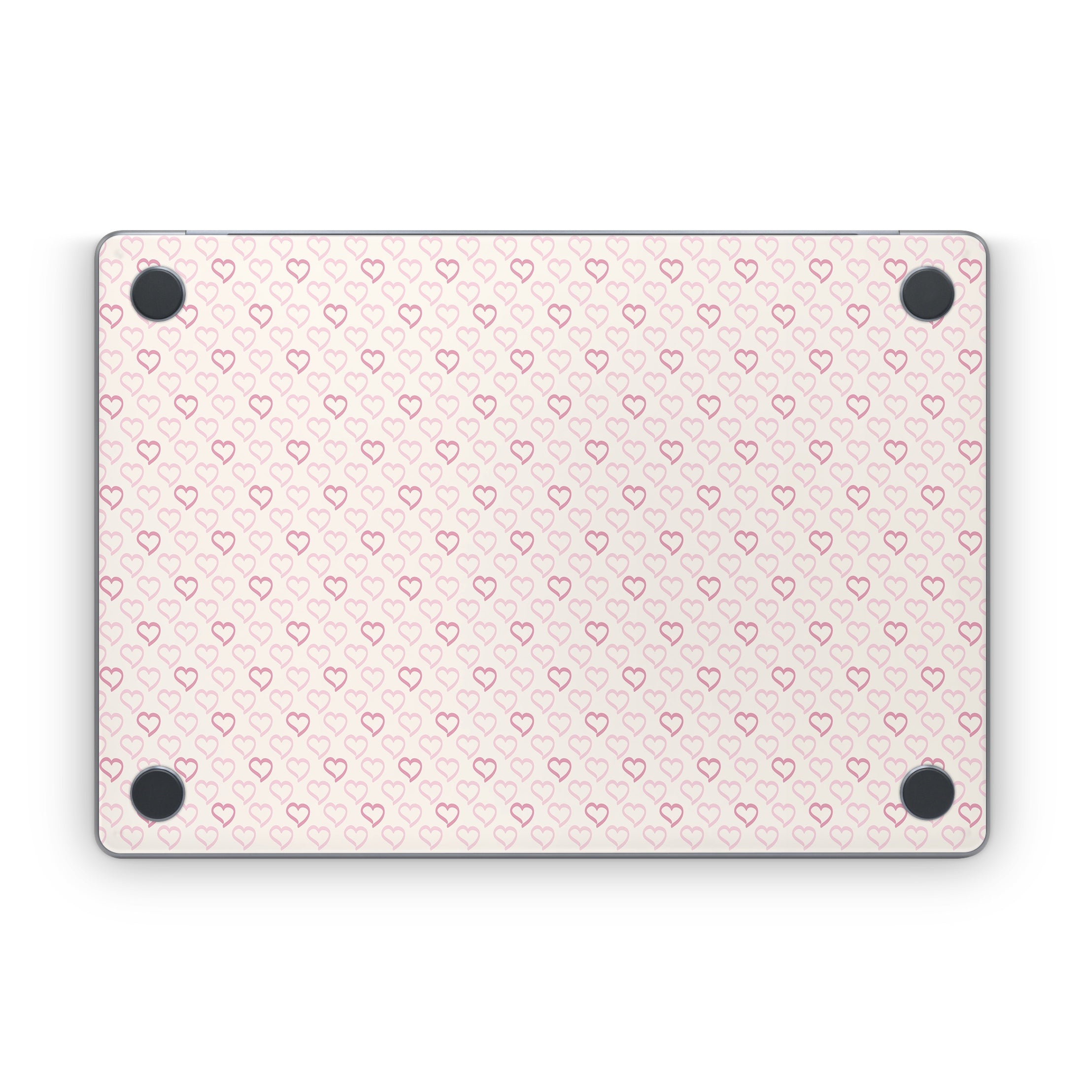 Patterned Hearts - Apple MacBook Skin