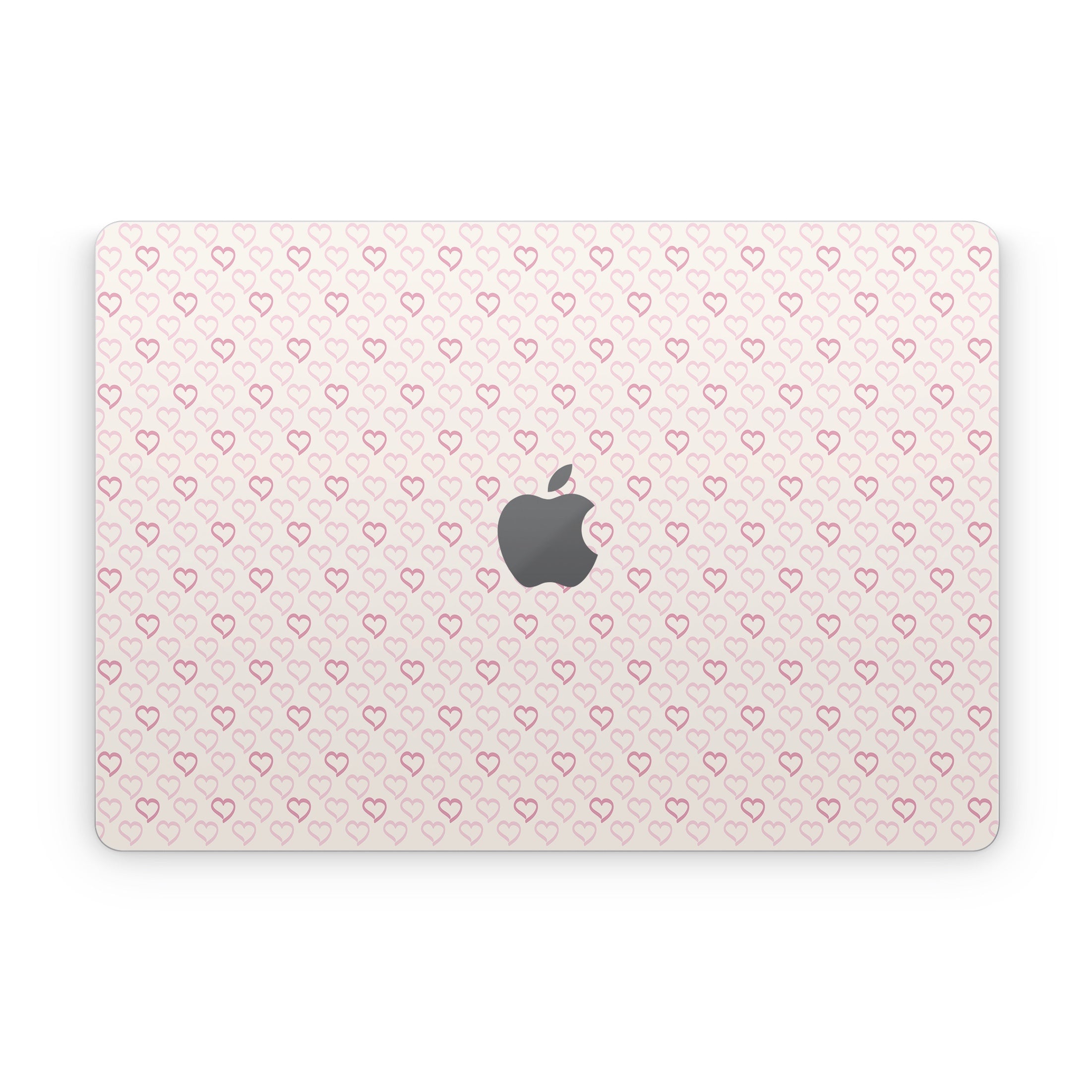 Patterned Hearts - Apple MacBook Skin