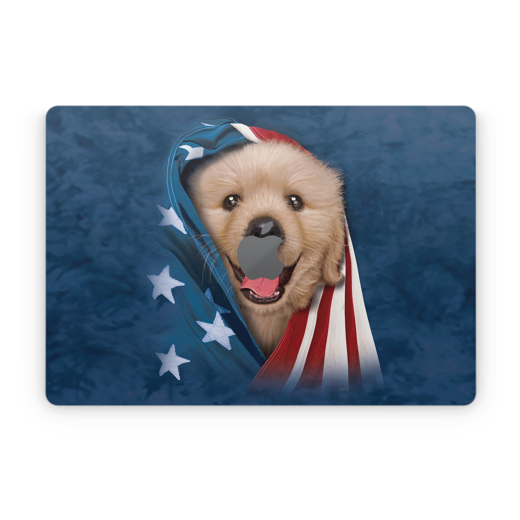 Patriotic Retriever - Apple MacBook Skin