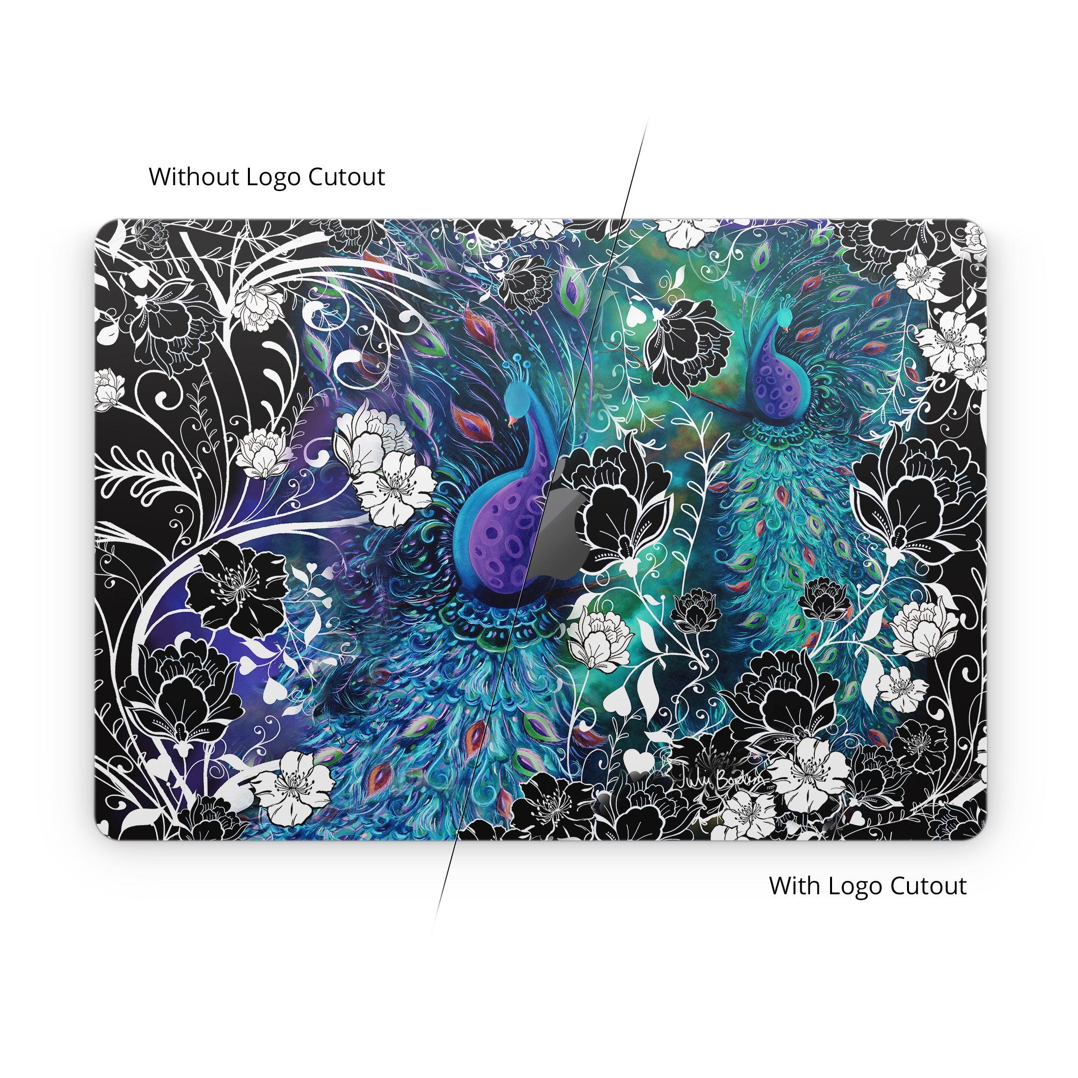 Peacock Garden - Apple MacBook Skin