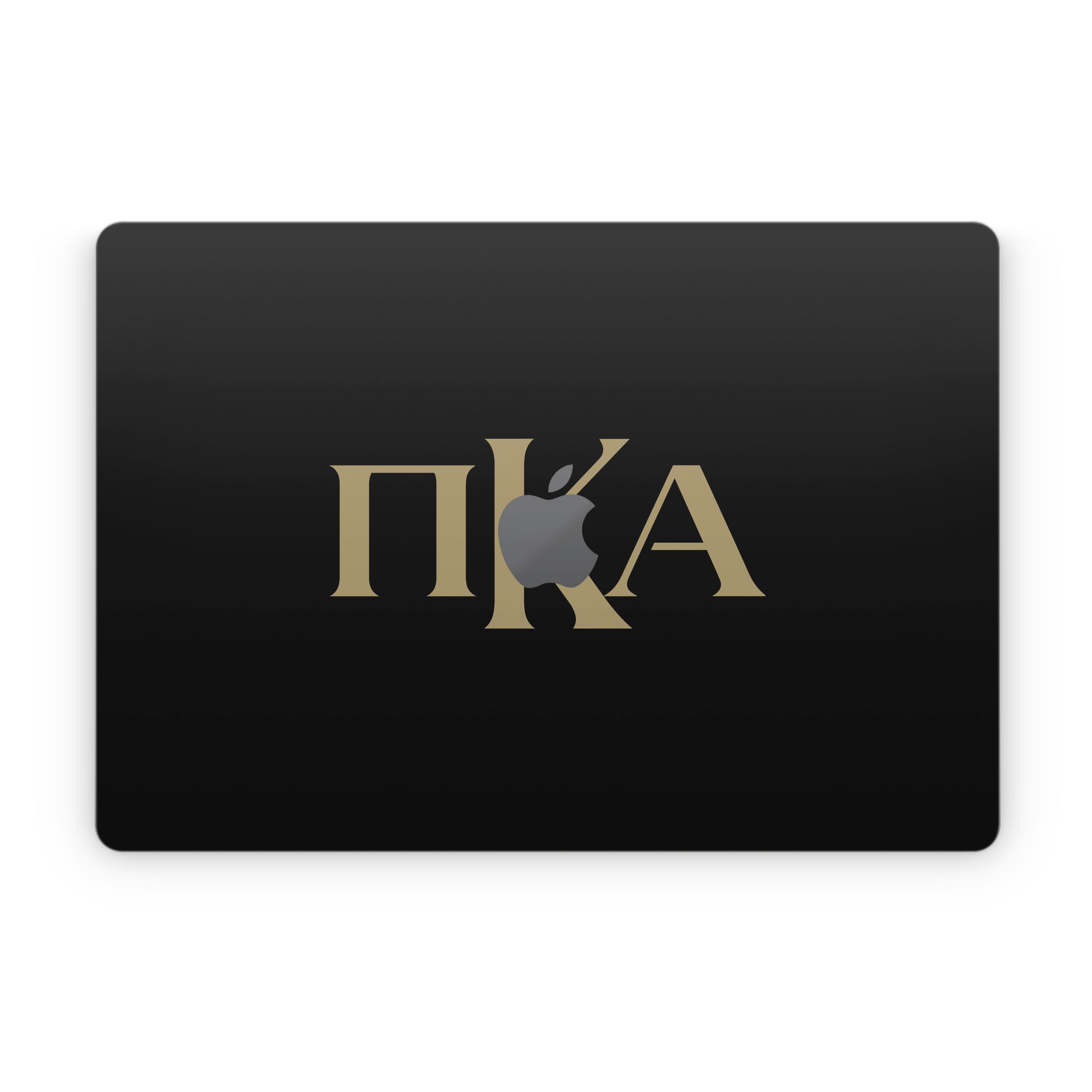 Pi Kappa Alpha Greek Letters Black - Apple MacBook Skin