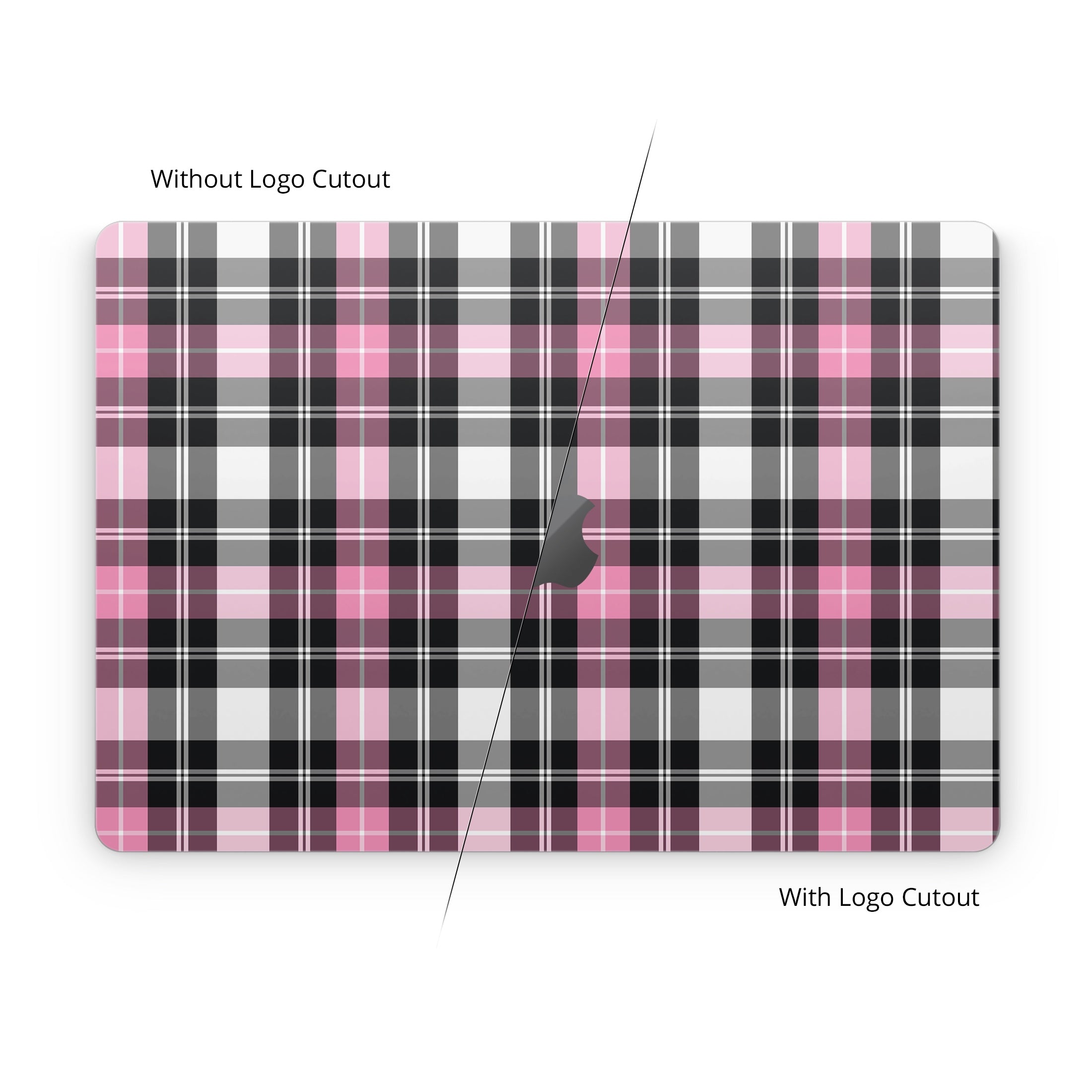 Pink Plaid - Apple MacBook Skin
