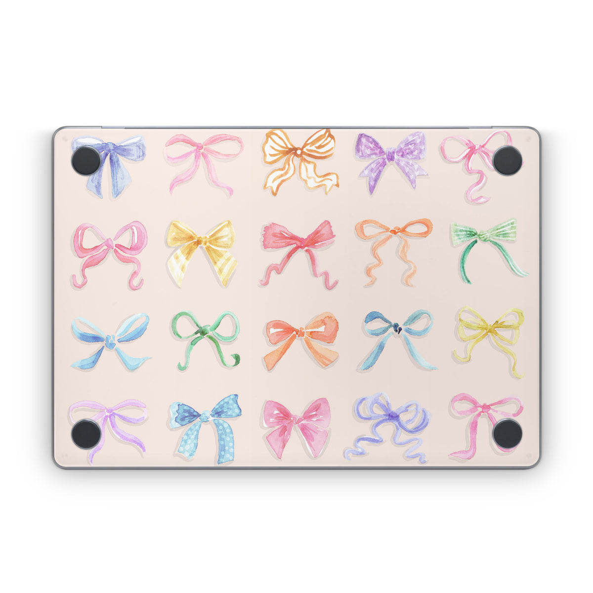 Rainbow Bows - Apple MacBook Skin