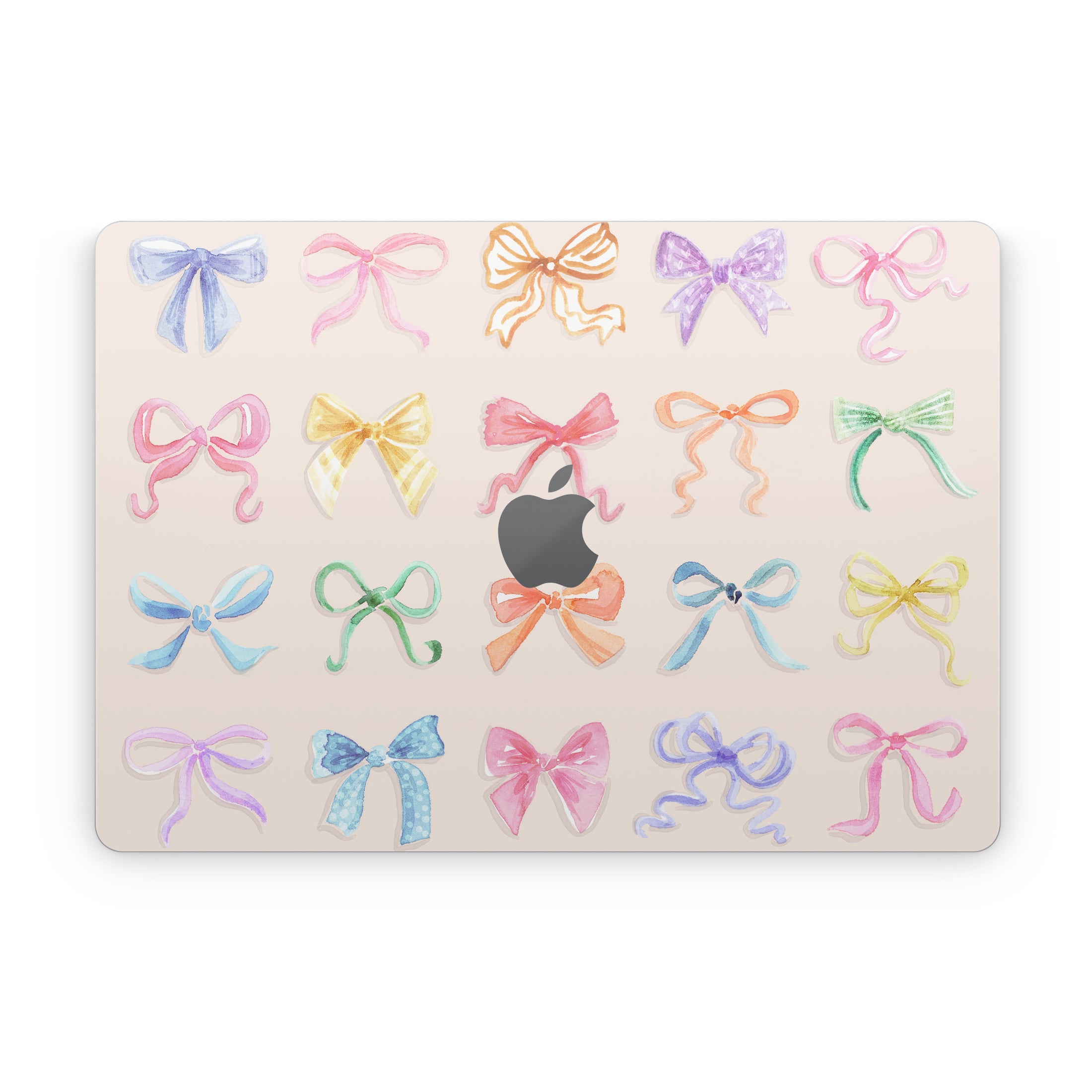 Rainbow Bows - Apple MacBook Skin