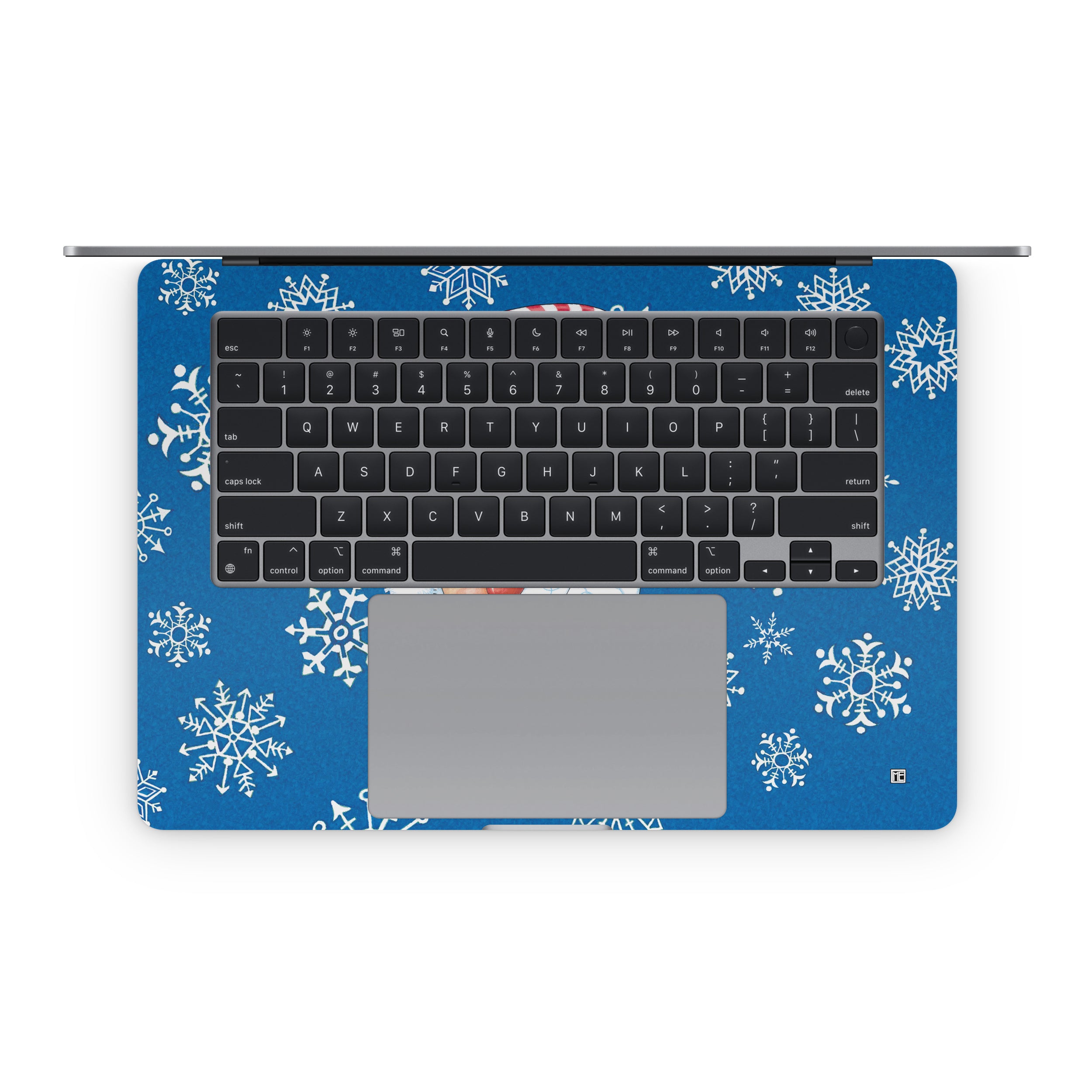 Santa Snowflake - Apple MacBook Skin