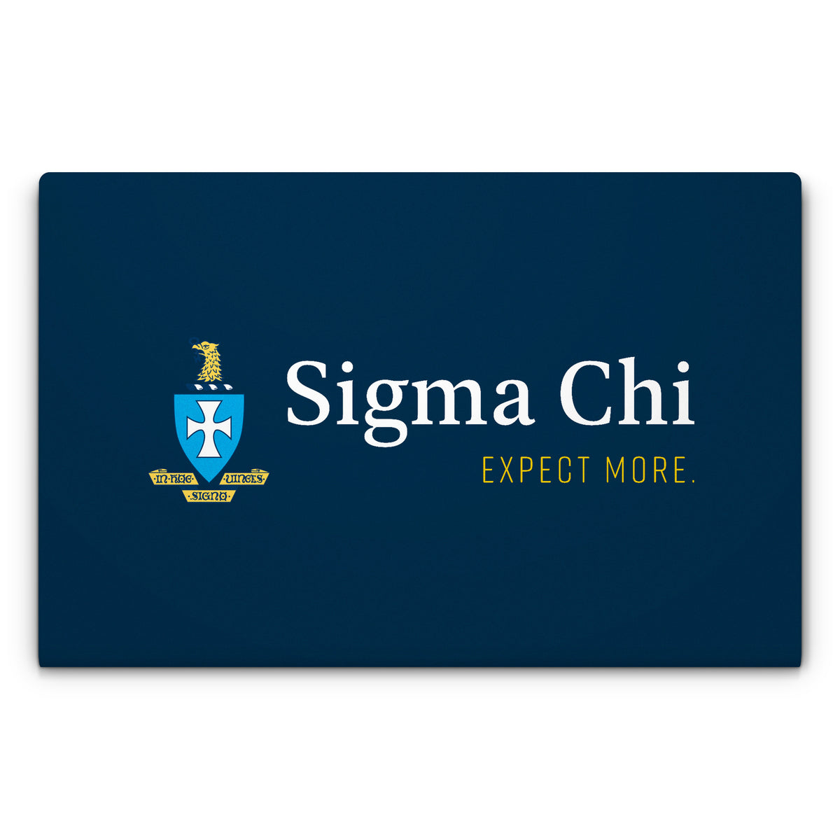 Sigma Chi Logo Navy - Apple MacBook Skin