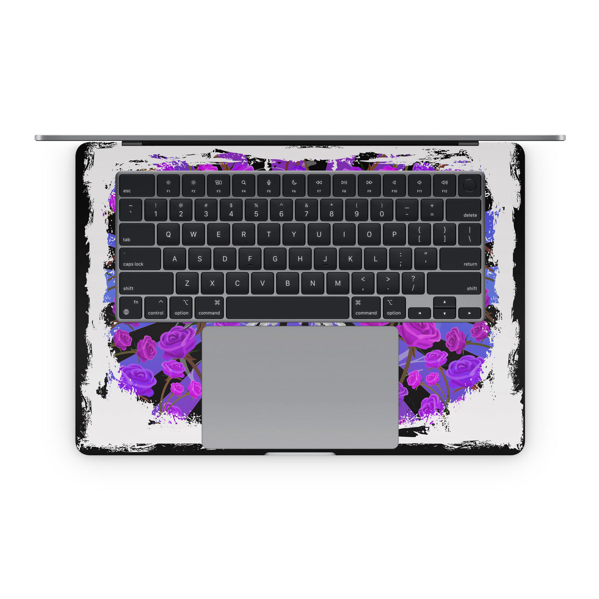 Skull and Roses - Apple MacBook Skin
