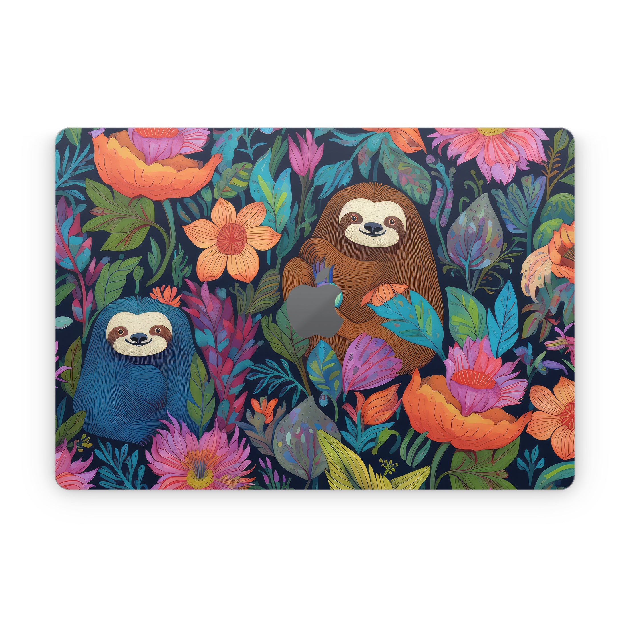 Garden of Slothy Delights - Apple MacBook Skin