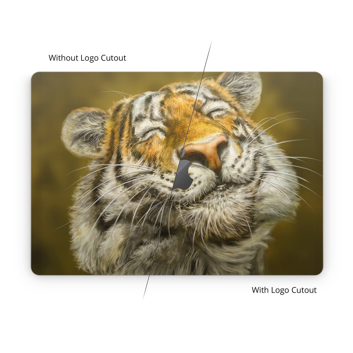 Smiling Tiger - Apple MacBook Skin