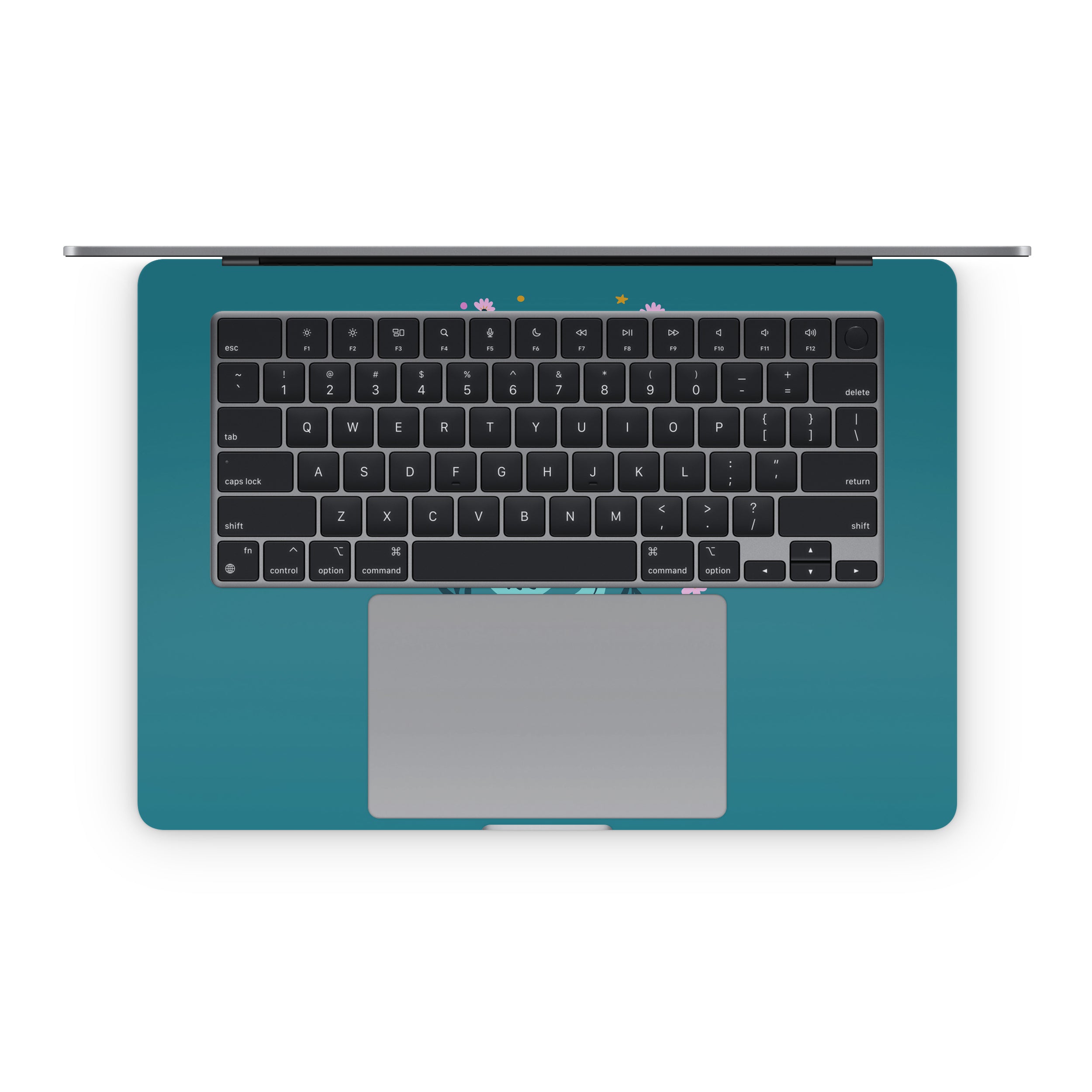 Snake and Flowers - Apple MacBook Skin