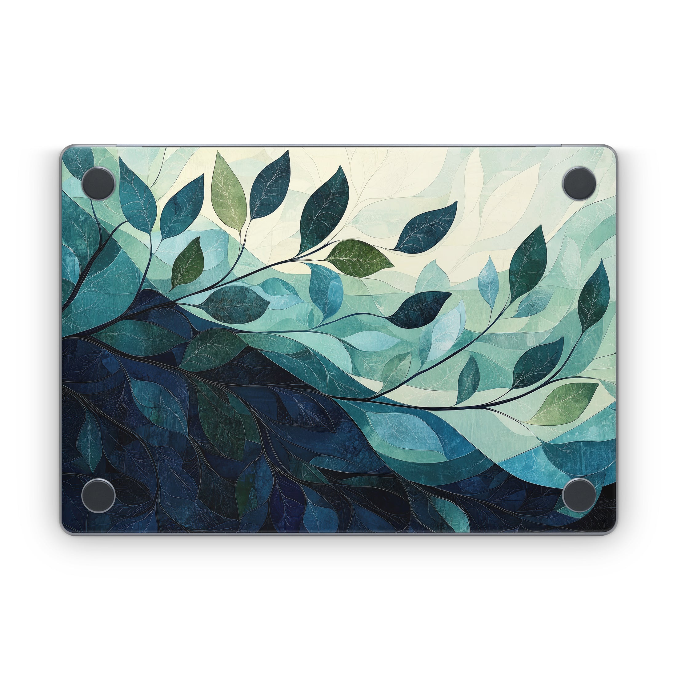 Teal and Indigo - Apple MacBook Skin