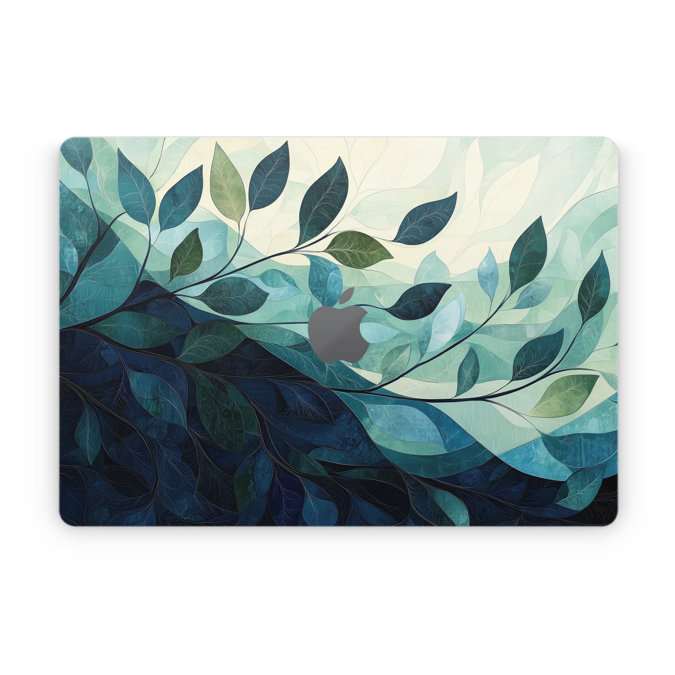 Teal and Indigo - Apple MacBook Skin