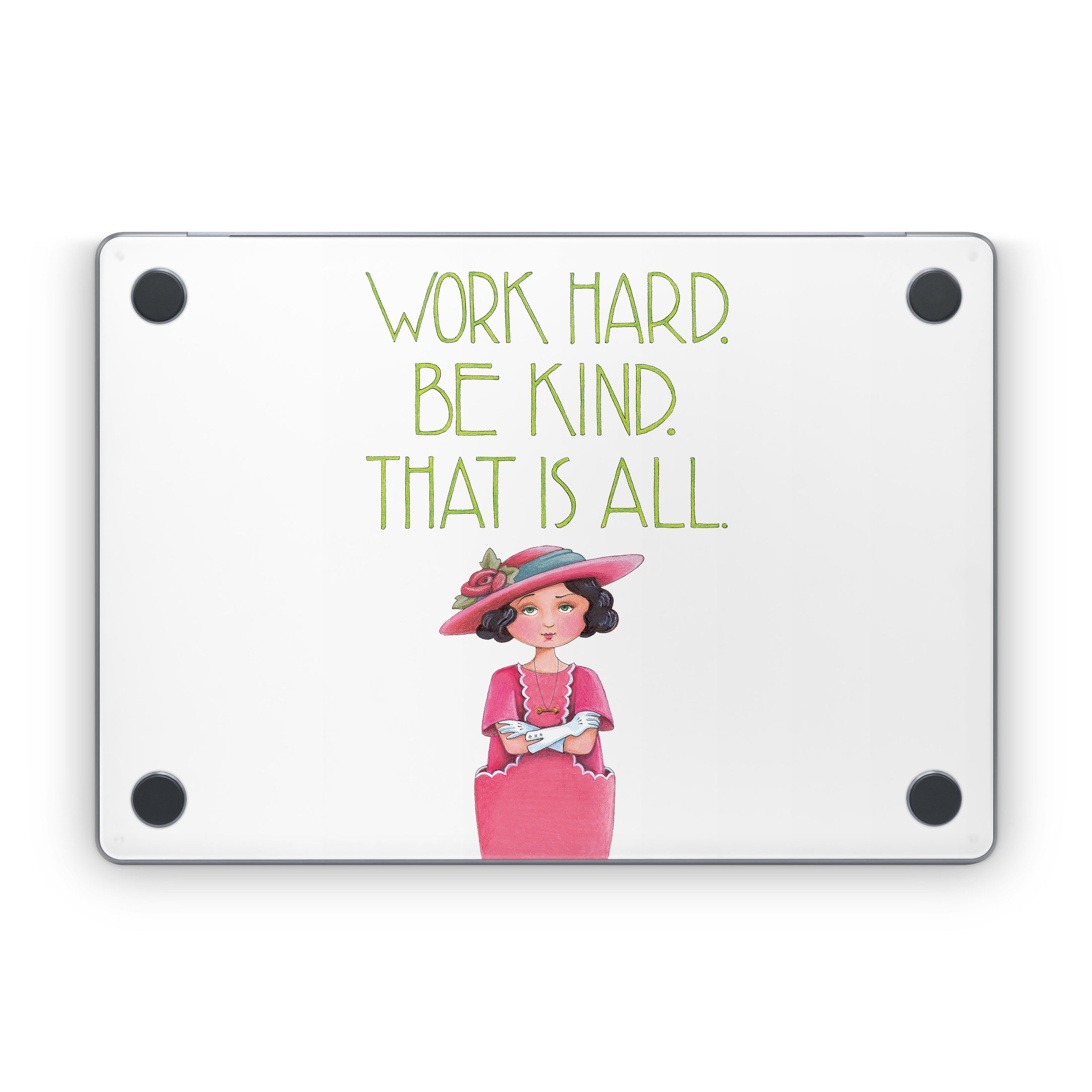 Work Hard - Apple MacBook Skin