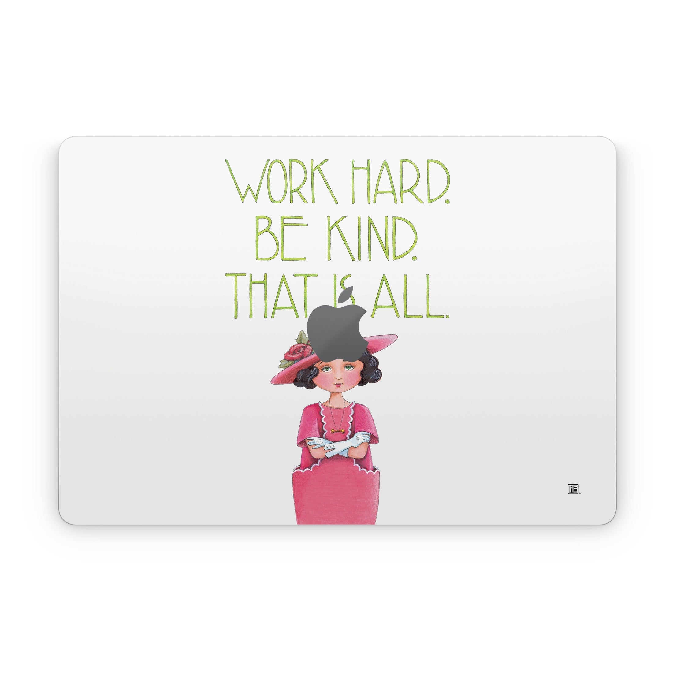 Work Hard - Apple MacBook Skin