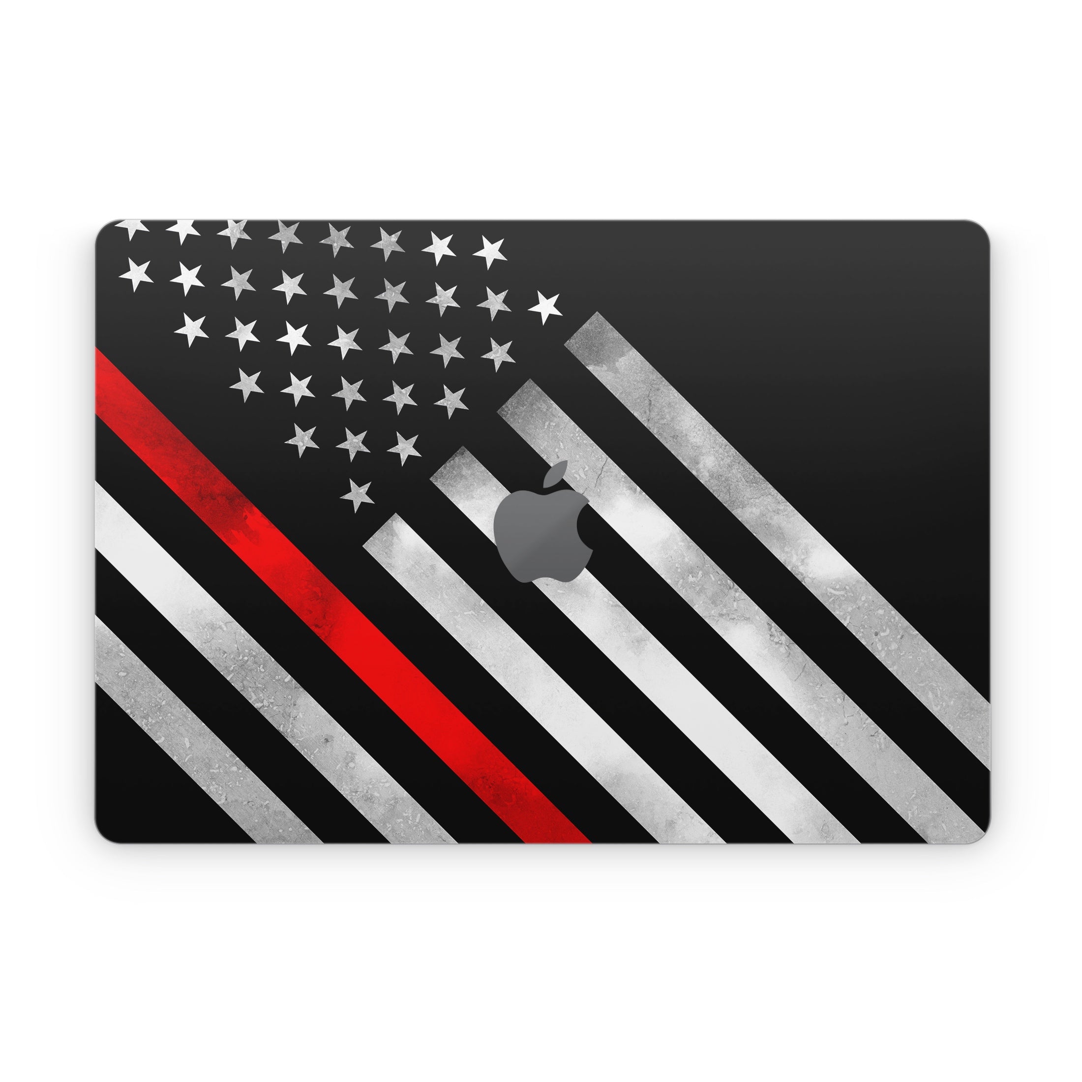 Thin Red Line Hero - Apple MacBook Skin