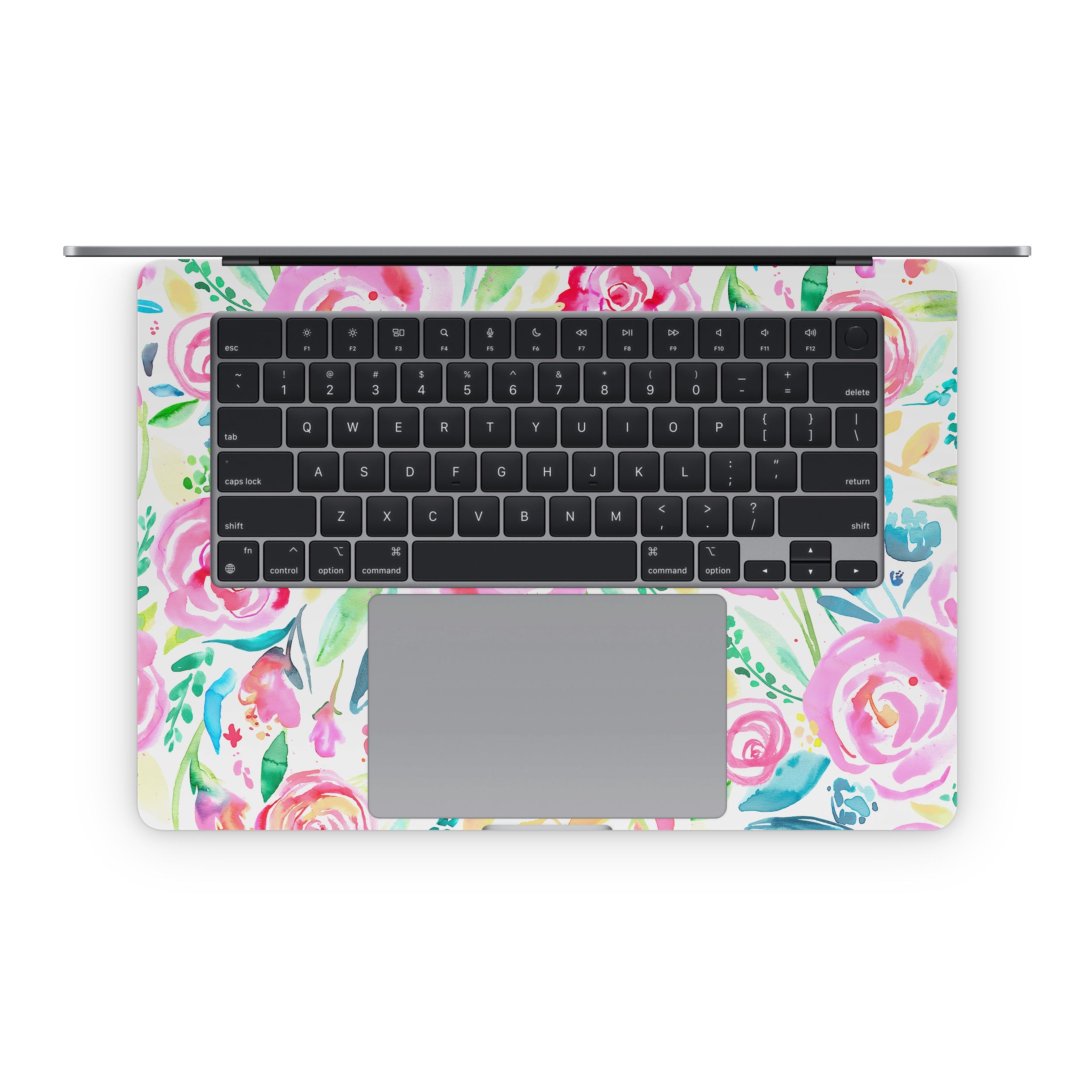 Watercolor Roses - Apple MacBook Skin