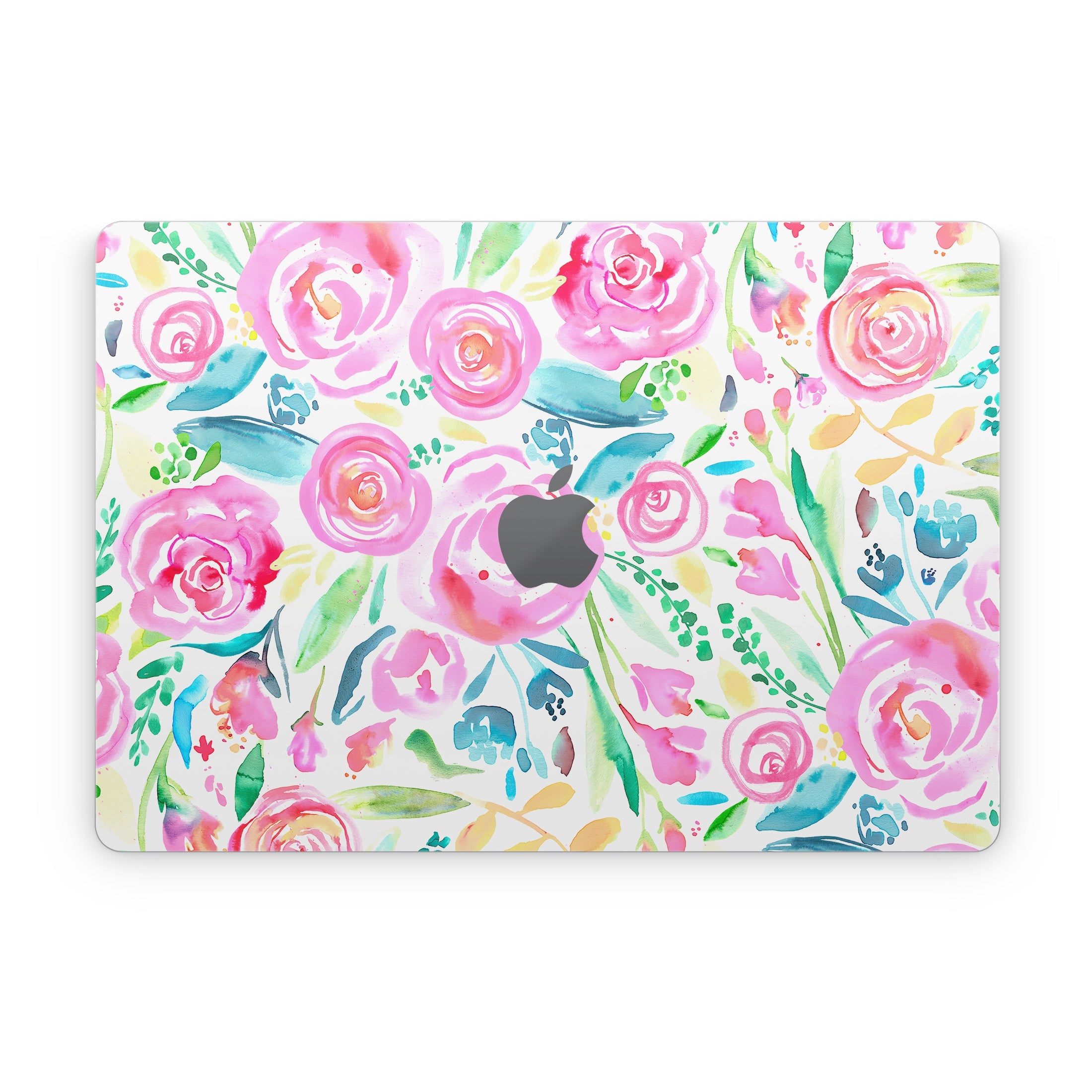Watercolor Roses - Apple MacBook Skin