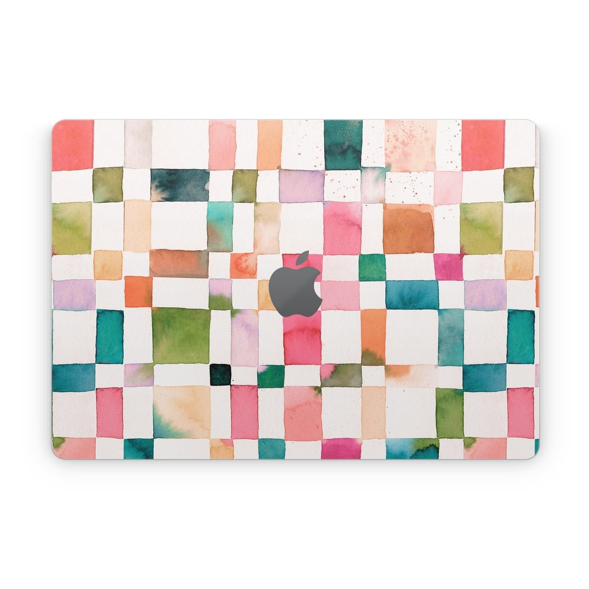 Watercolor Squares - Apple MacBook Skin