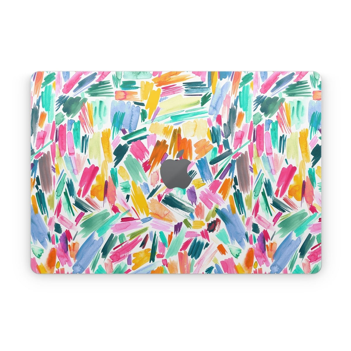 Watercolor Colorful Brushstrokes - Apple MacBook Skin
