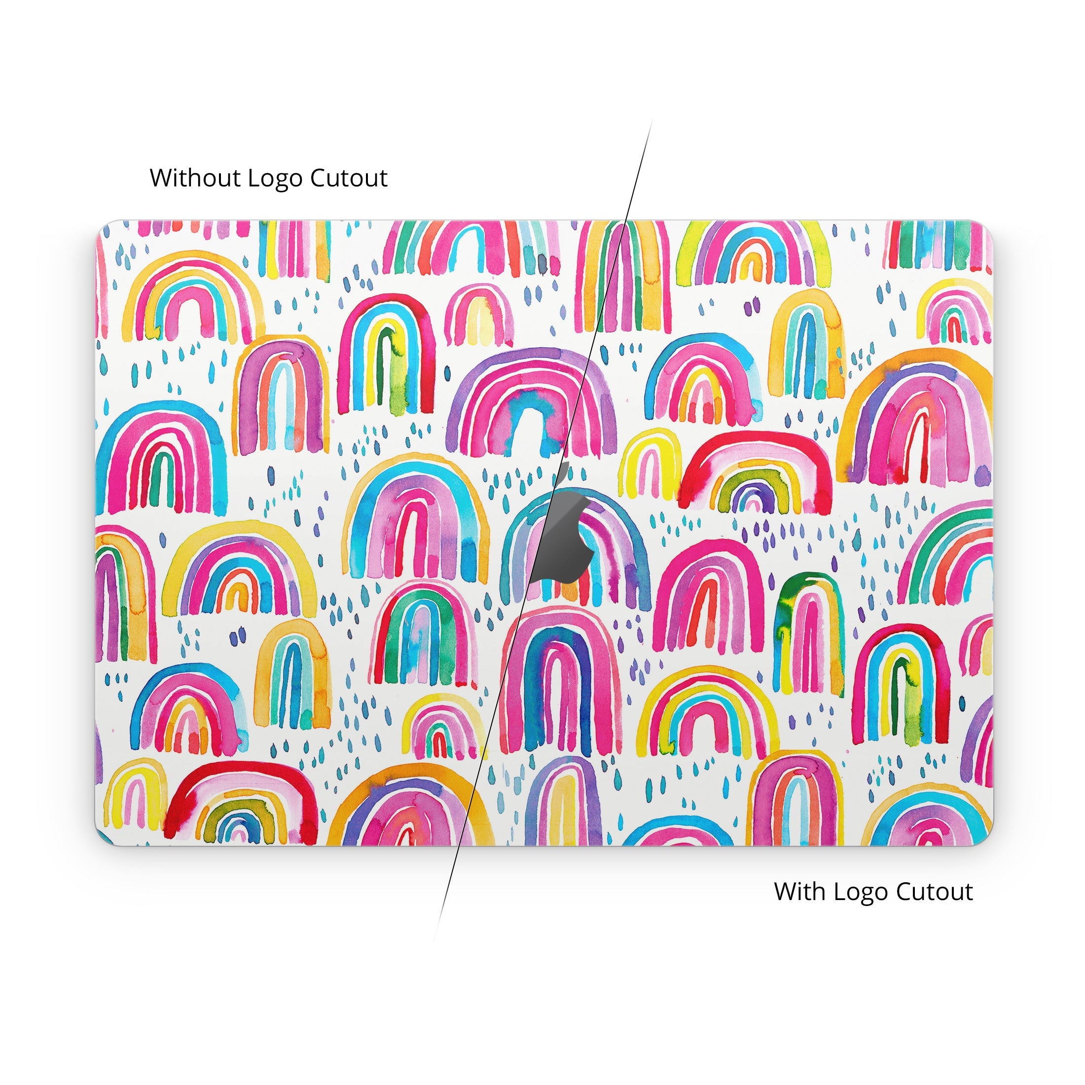 Watercolor Rainbows - Apple MacBook Skin