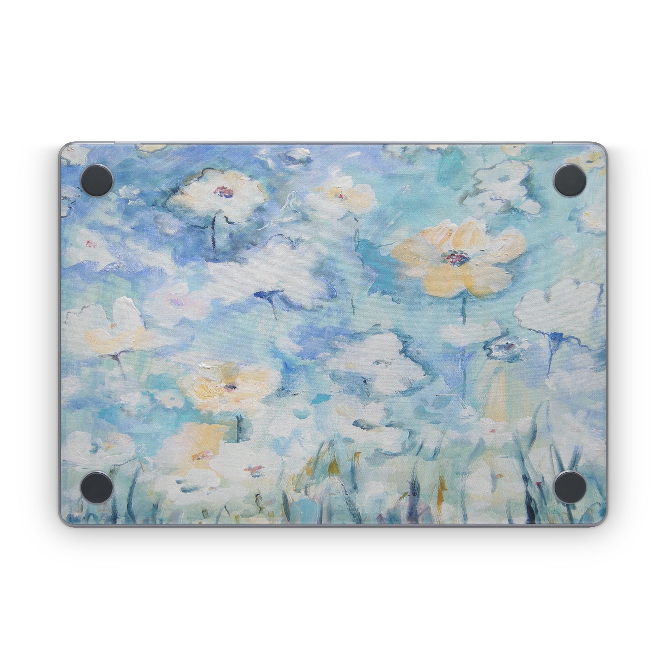 White & Blue - Apple MacBook Skin