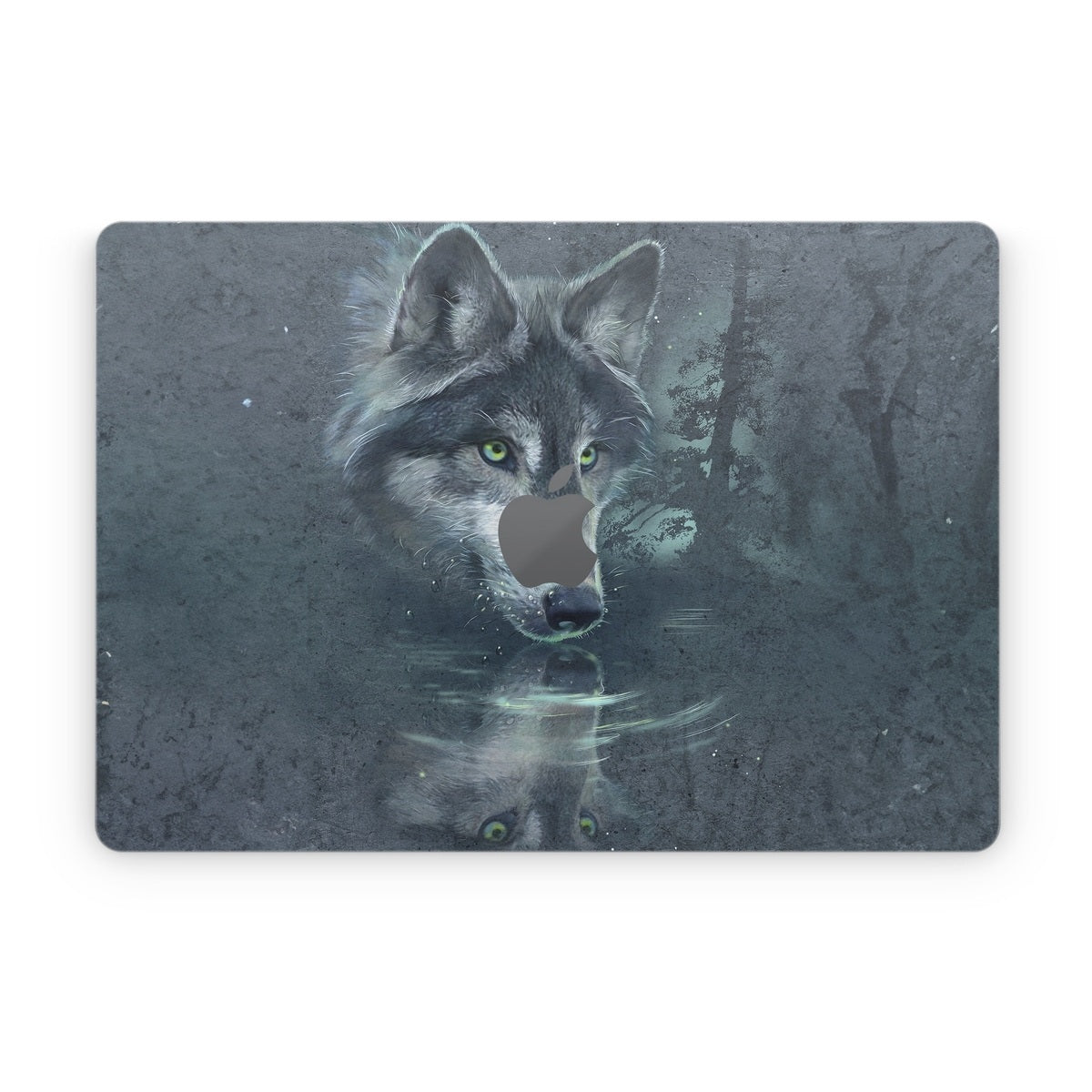 Wolf Reflection - Apple MacBook Skin