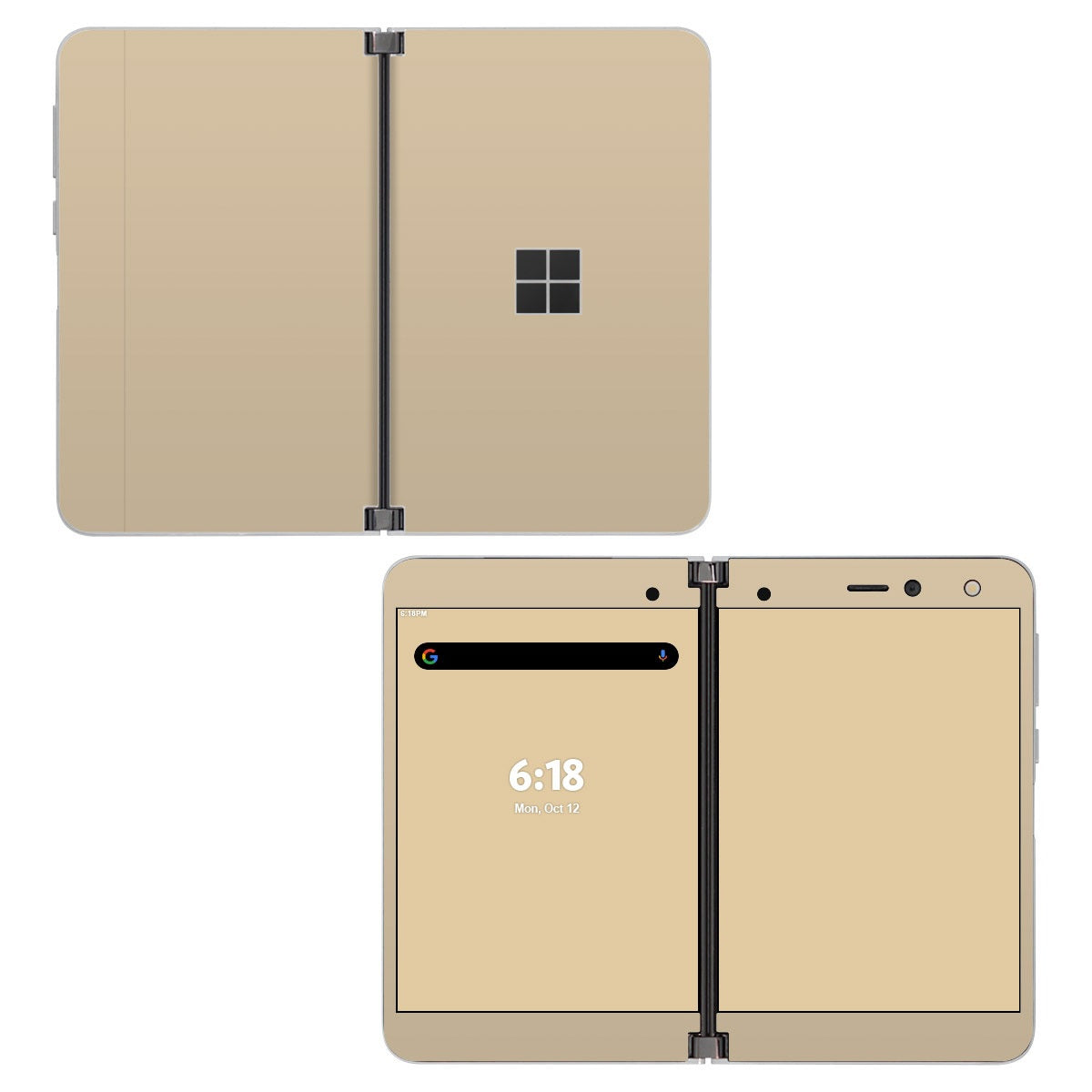 Solid State Beige - Microsoft Surface Duo Skin