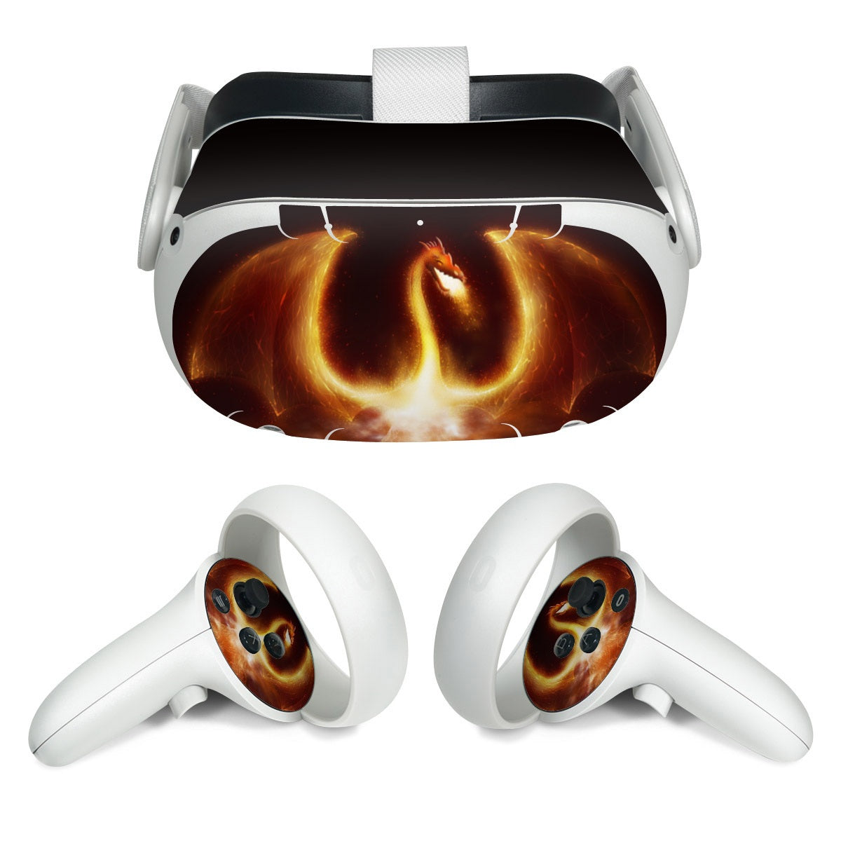 Fire Dragon - Meta Quest 2 Skin