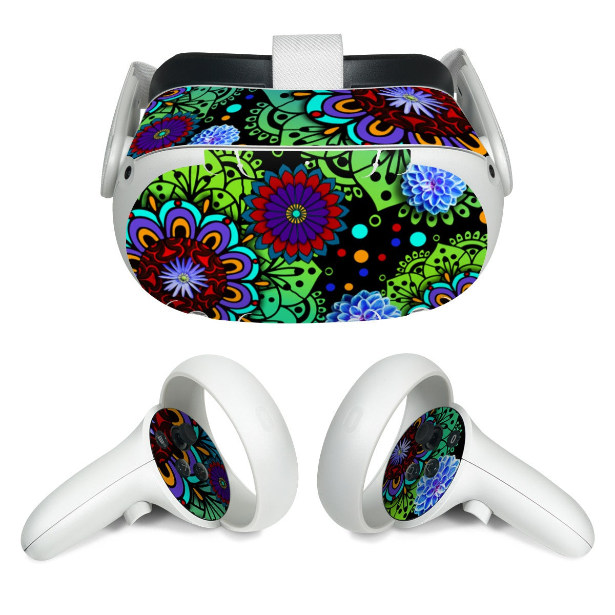 Funky Floratopia - Meta Quest 2 Skin