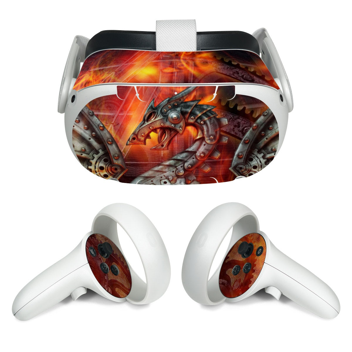 Furnace Dragon - Meta Quest 2 Skin