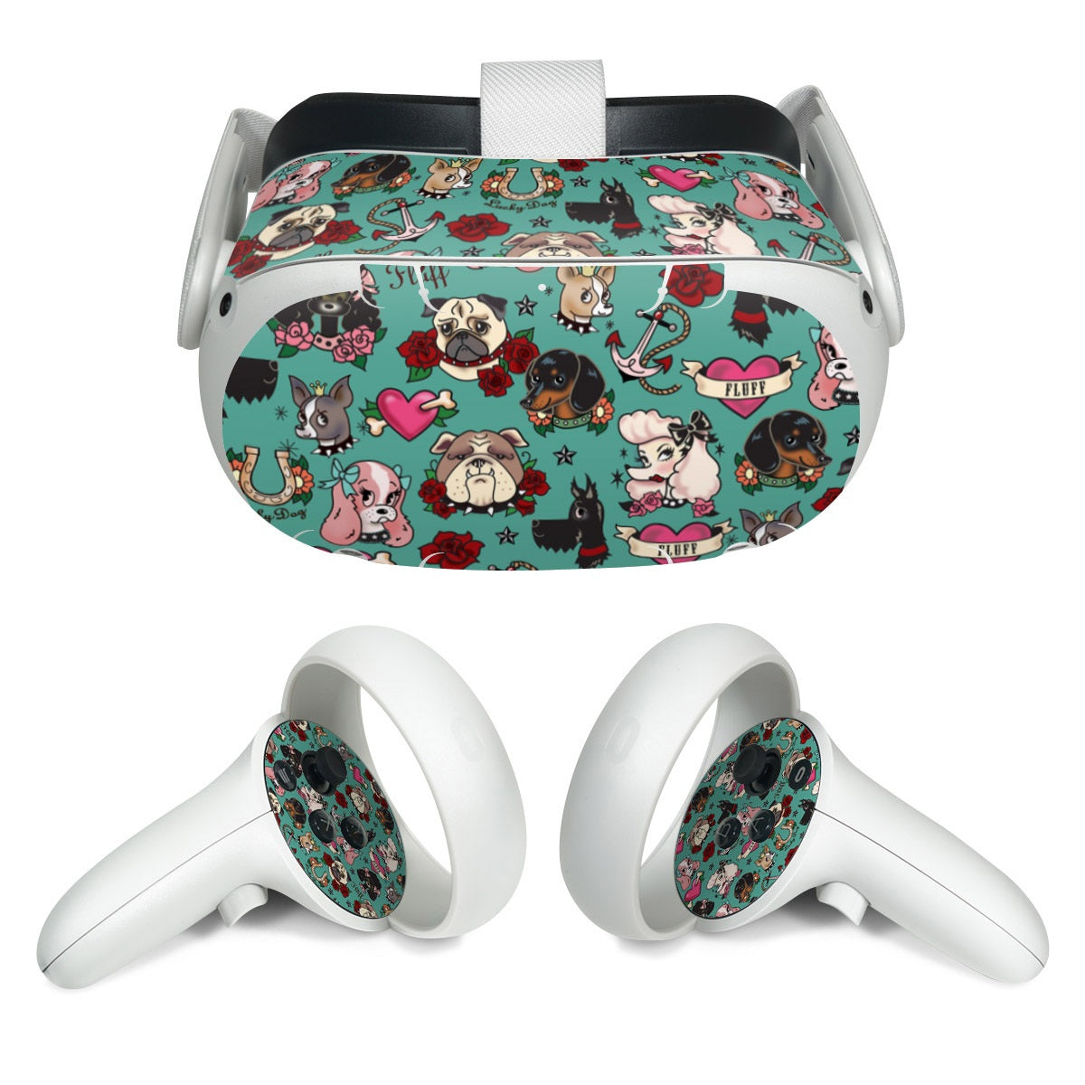 Tattoo Dogs - Meta Quest 2 Skin