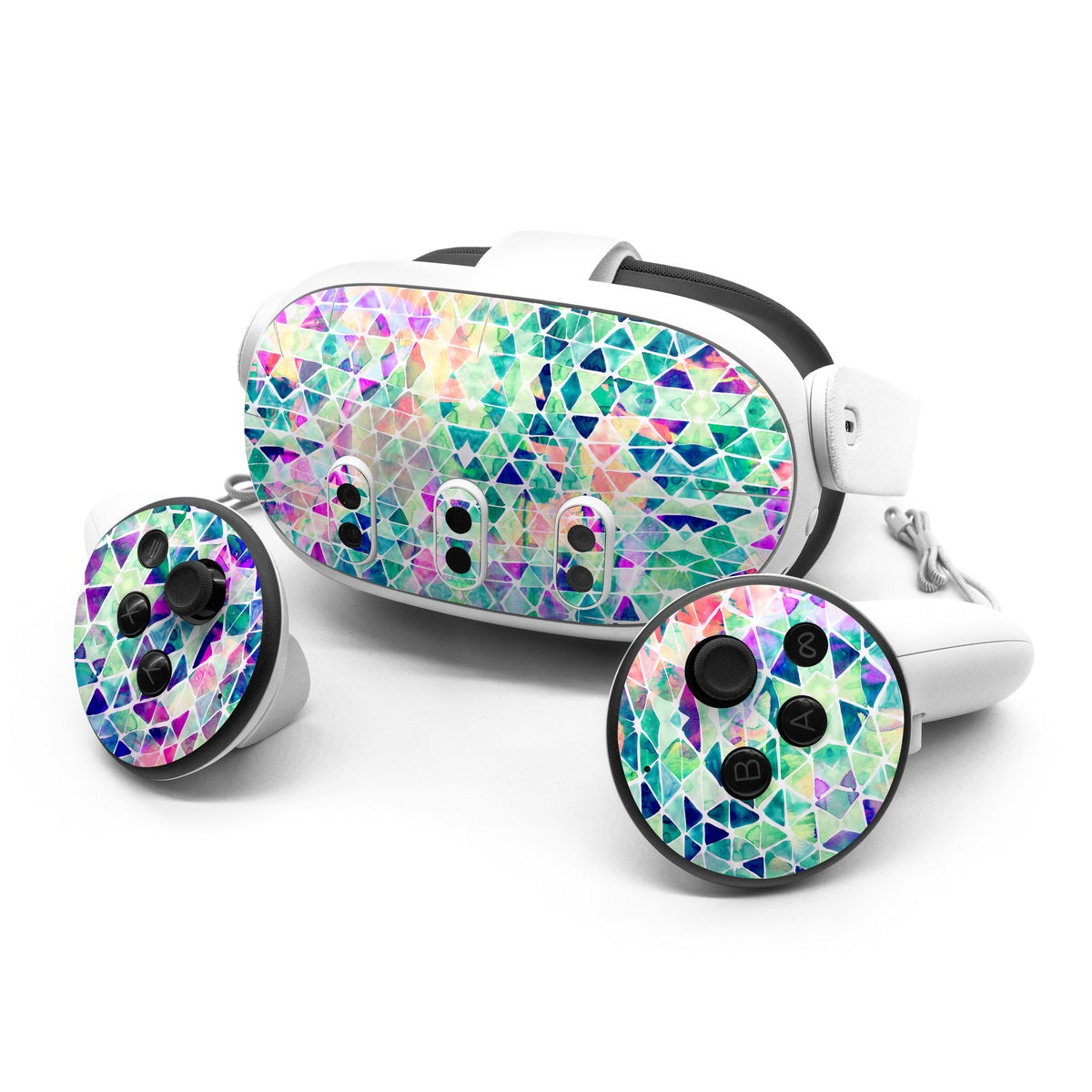 Pastel Triangle - Meta Quest 3 Skin