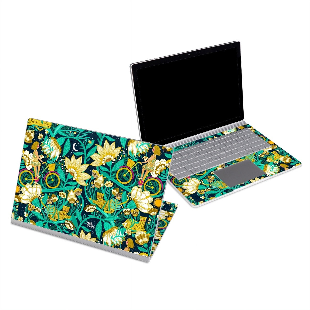 Cheetah Garden - Microsoft Surface Book Skin