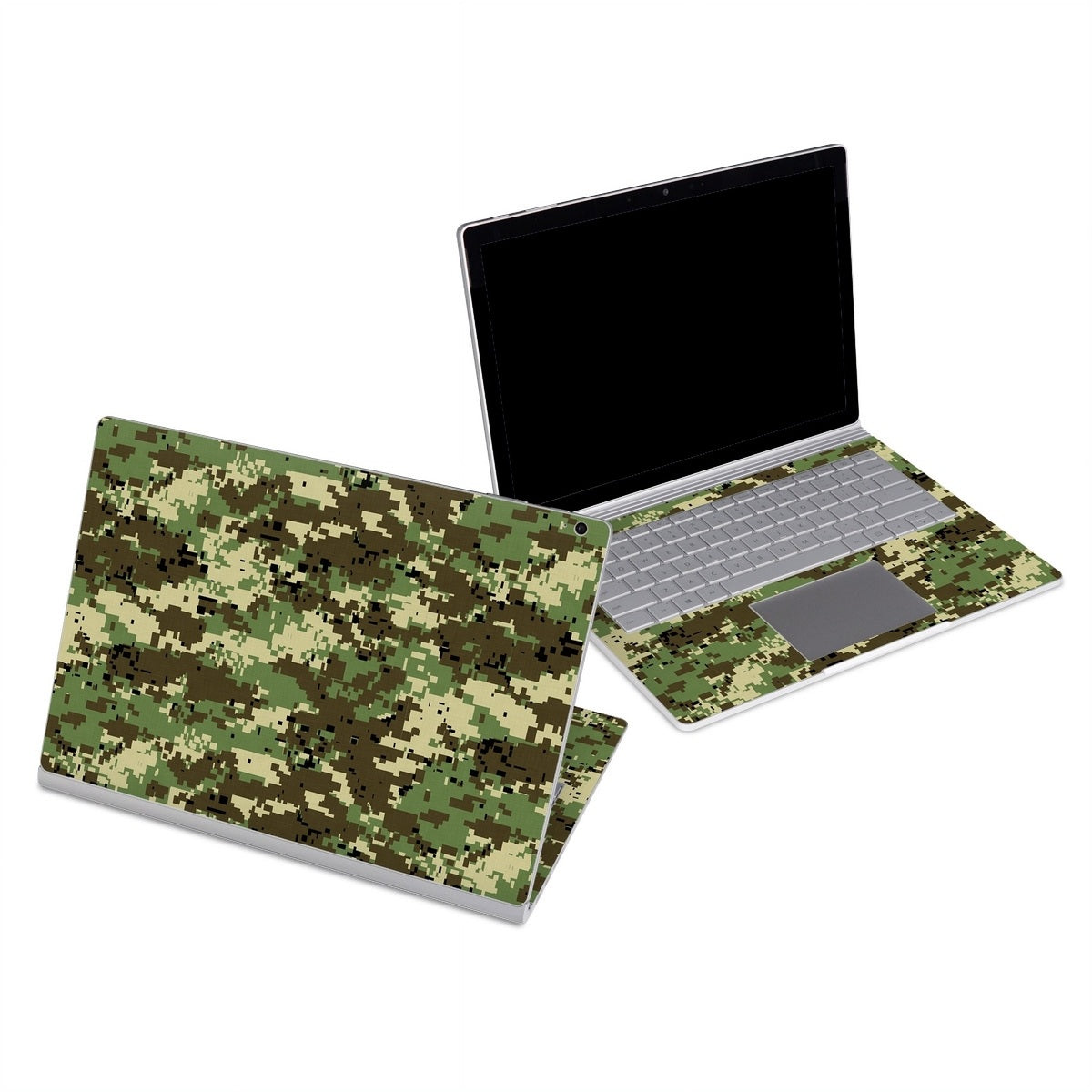 Digital Woodland Camo - Microsoft Surface Book Skin
